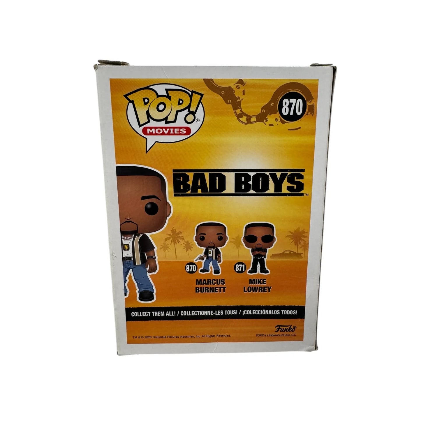 Marcus Burnett #870 Funko Pop! - Bad Boys - Condition 7.5\/10