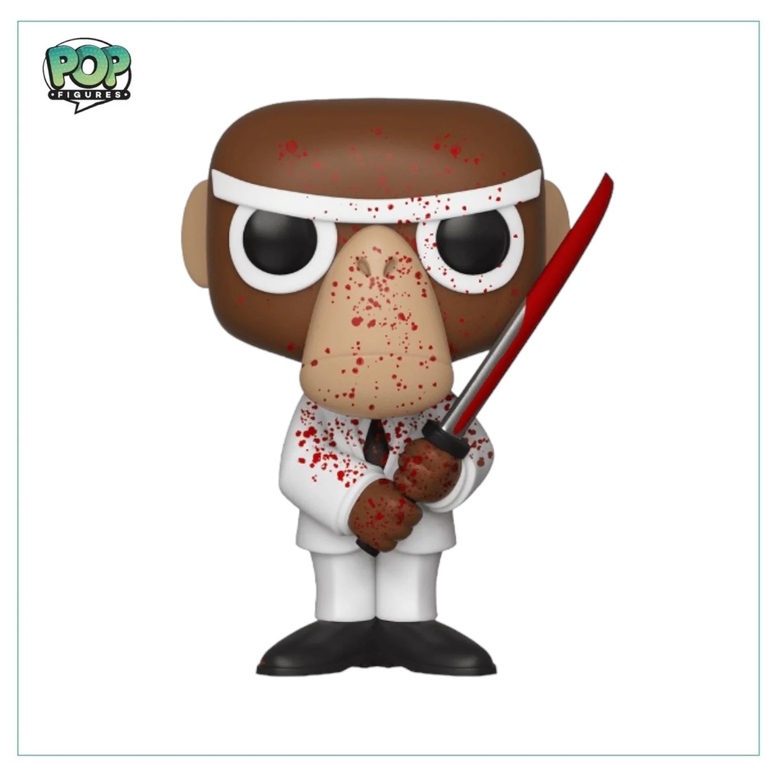 Monkey Assassin #19 (White Bloody) Funko Pop! - Fantasik Plastik - Popcultcha Exclusive