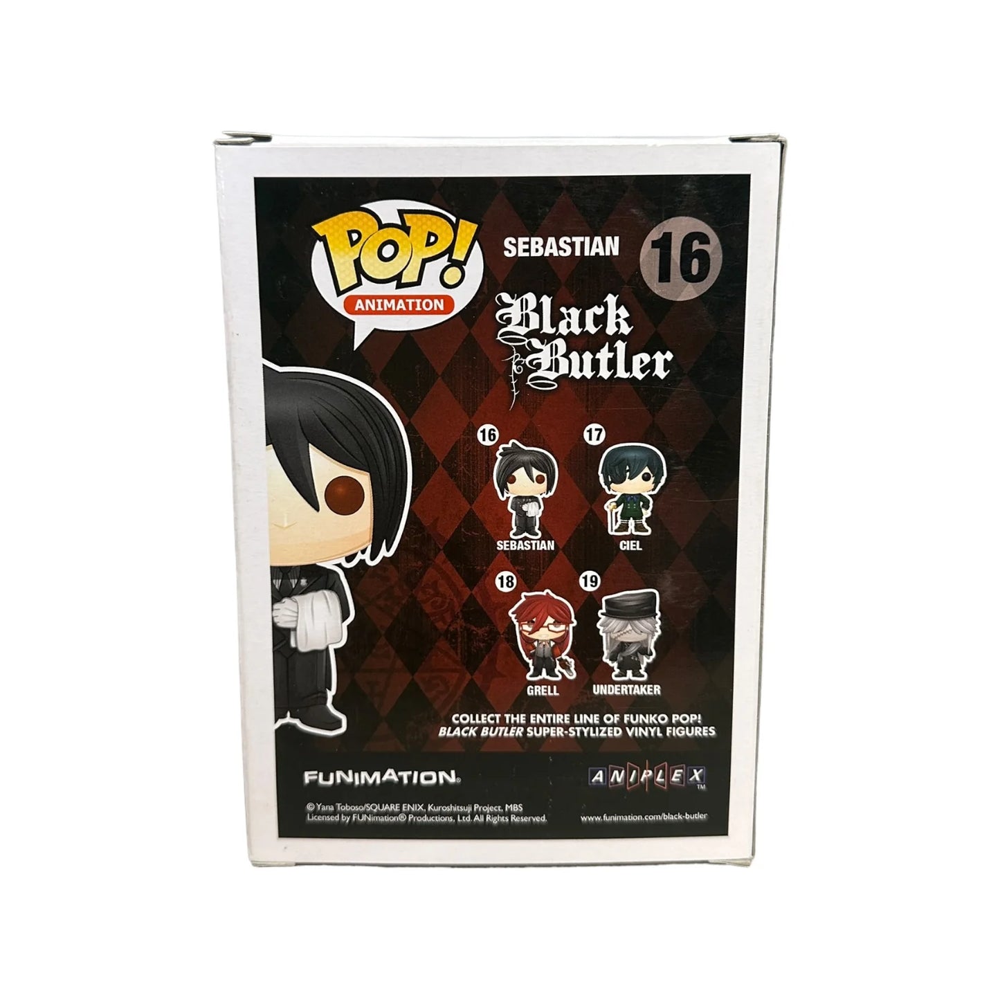 Sebastian #16 Funko Pop! - Black Butler - 2015 Pop! - Condition 7\/10