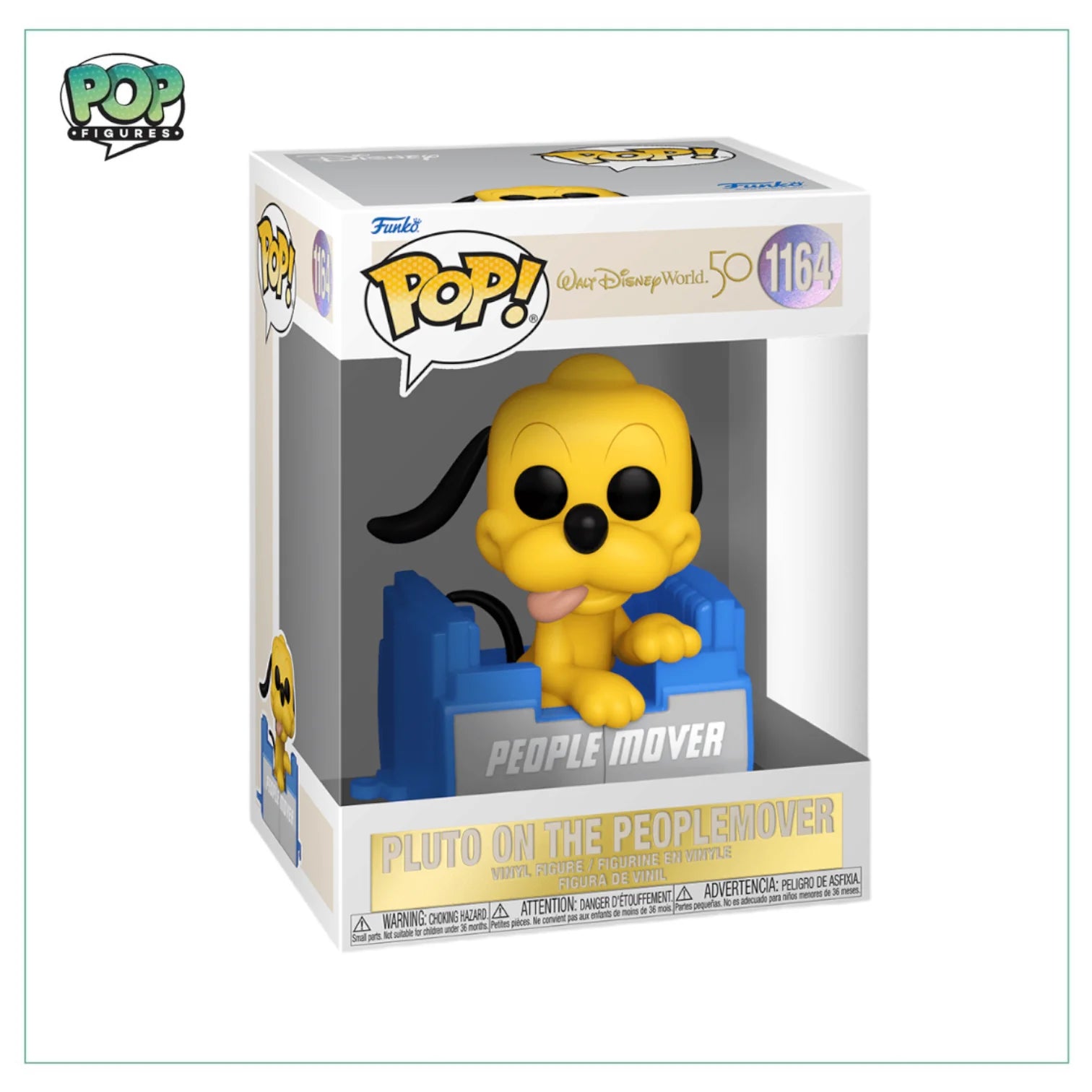 Pluto on the Peoplemover #1164 Funko Pop! - Disney 50th