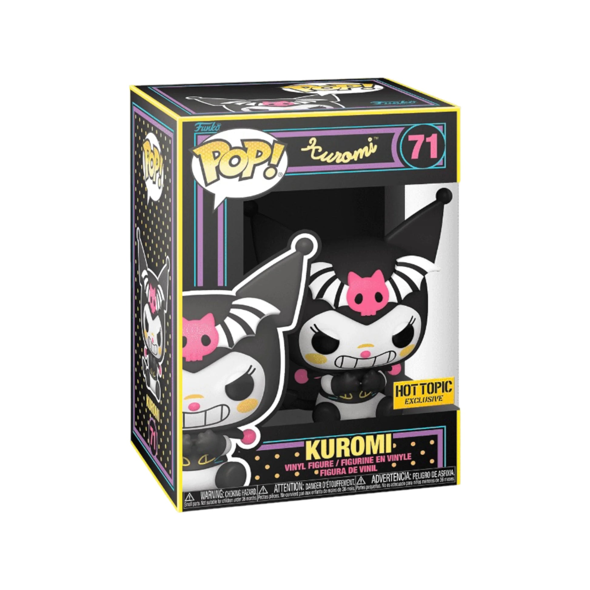 Kuromi #71 (Black Light) Funko Pop! - Sanrio - Hot Topic Exclusive