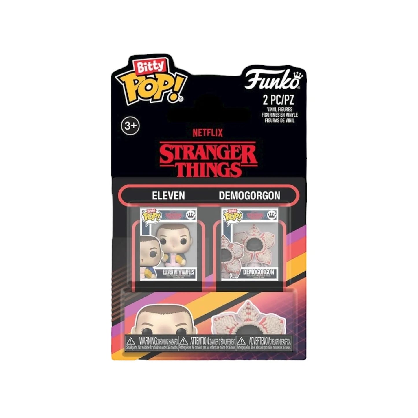 Eleven \\u0026 Demogorgon Funko 2 Pack Bitty Pop - Stranger Things