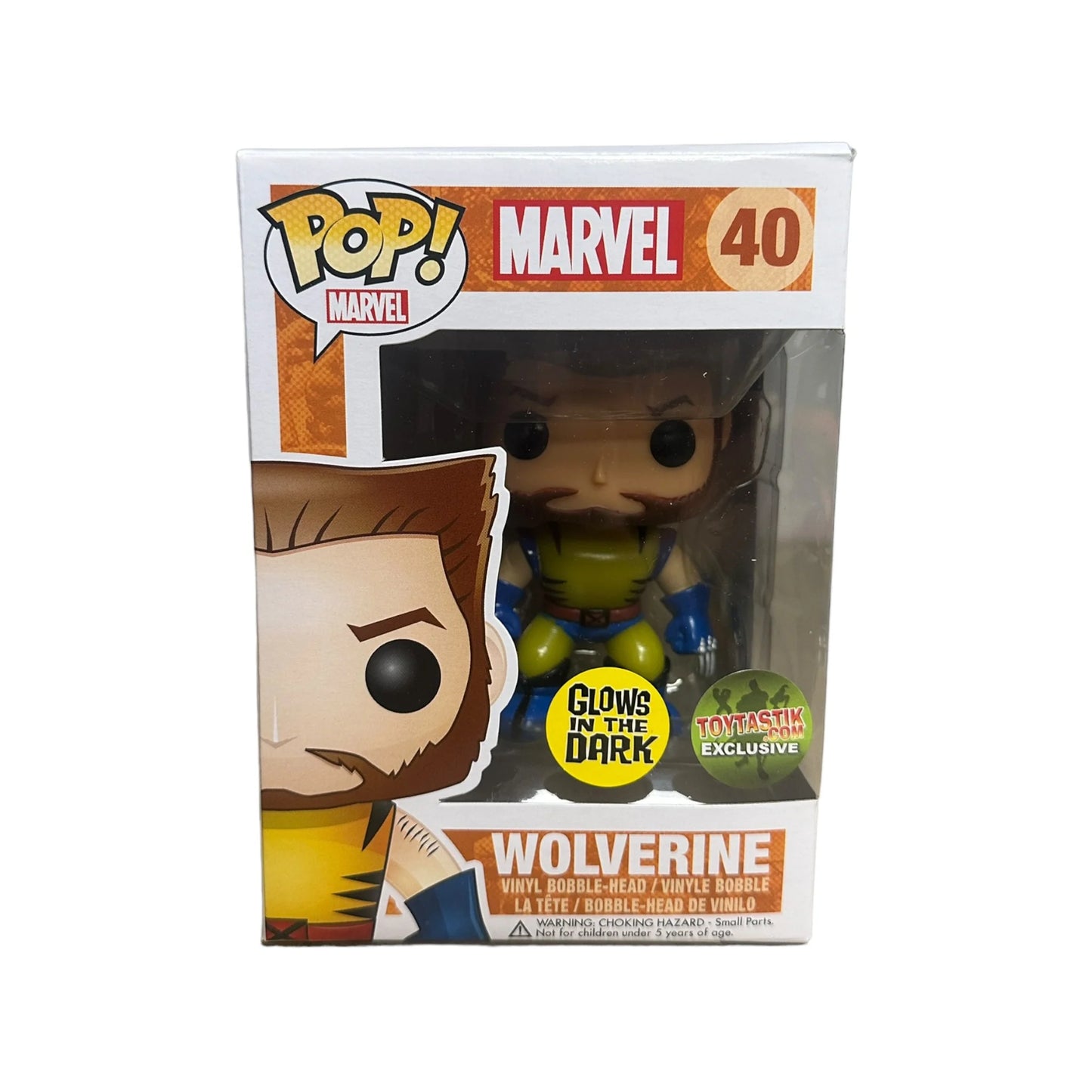 Wolverine #40 (Glows in the Dark) Funko Pop! - Marvel - Toytastik Exclusive LE500 Pcs - Condition 8.5\/10