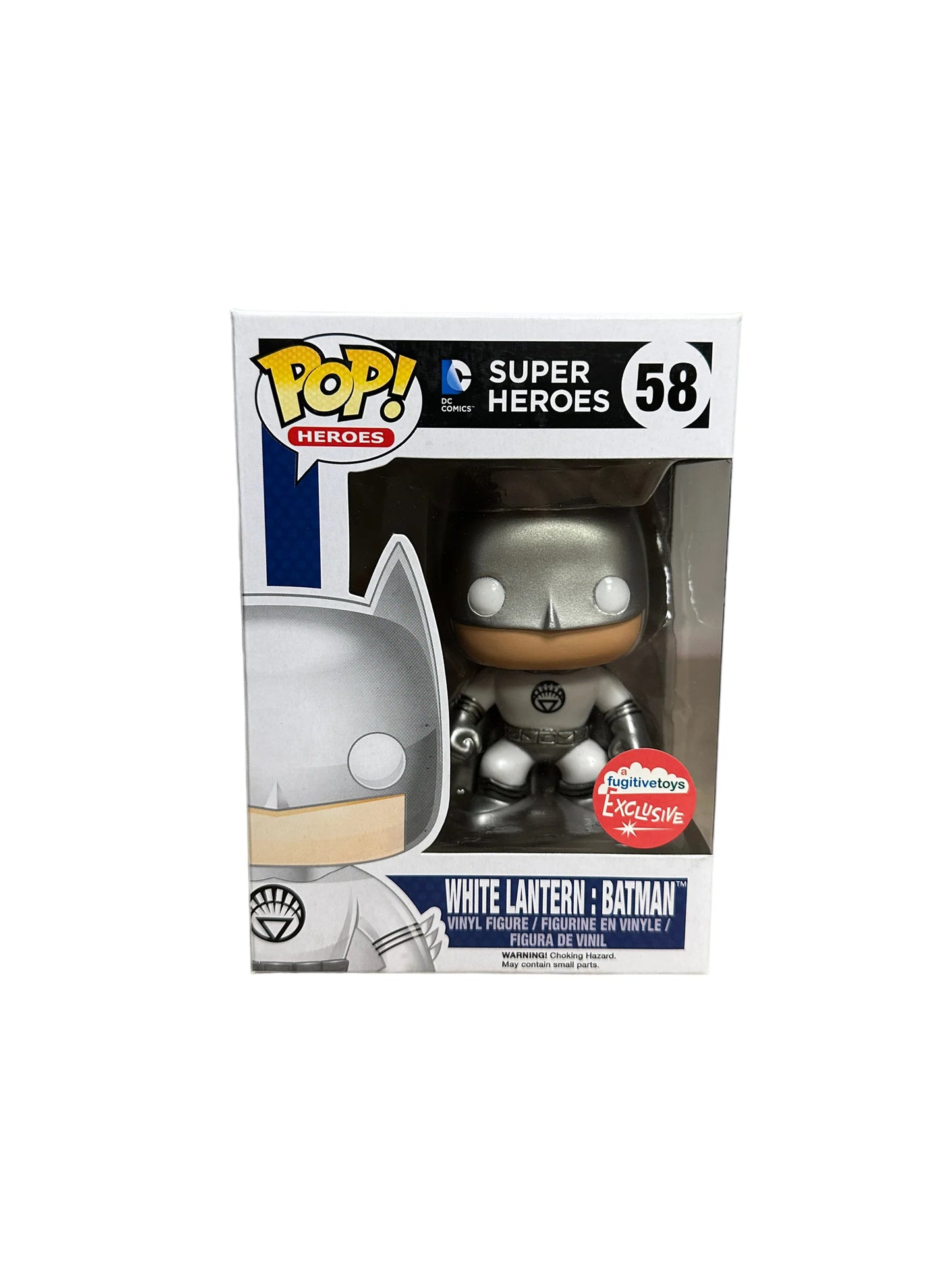 White Lantern: Batman #58 Funko Pop! - DC Super Heroes - Fugitive Toys Exclusive - Condition 9\\/10