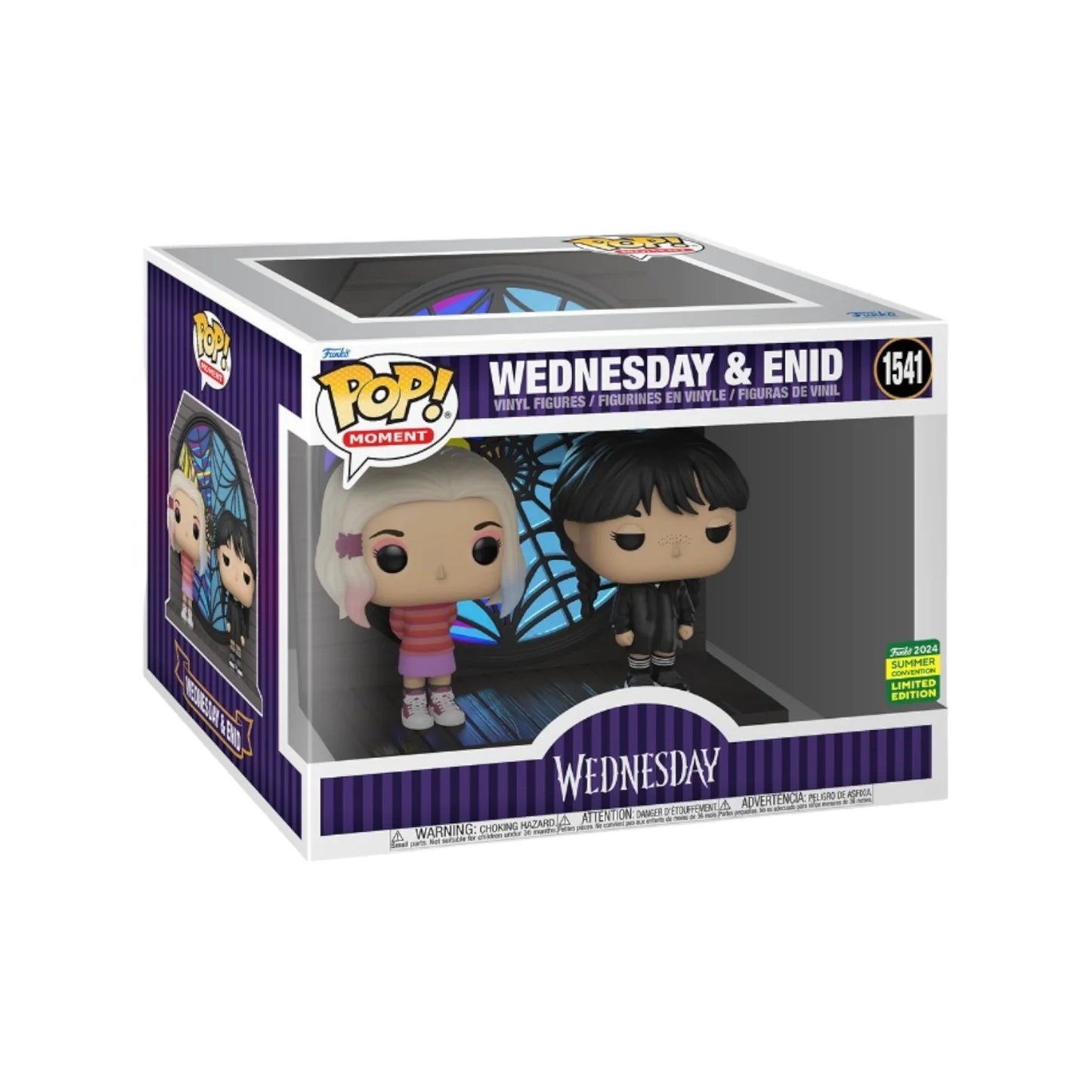 Wednesday \\u0026 Enid #1541 Funko Pop Moment! - Wednesday - SDCC 2024 Shared Exclusive