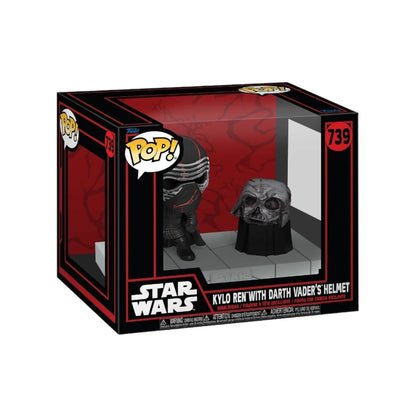 Kylo Ren with Darth Vaders Helmet #739 Funko Deluxe Pop - Star Wars - Dark Side