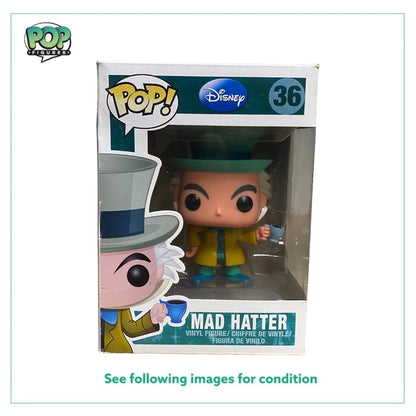 Mad Hatter #36 Funko Pop! - Disney Series 3 - 2012 Pop! - Condition 6.5\\/10