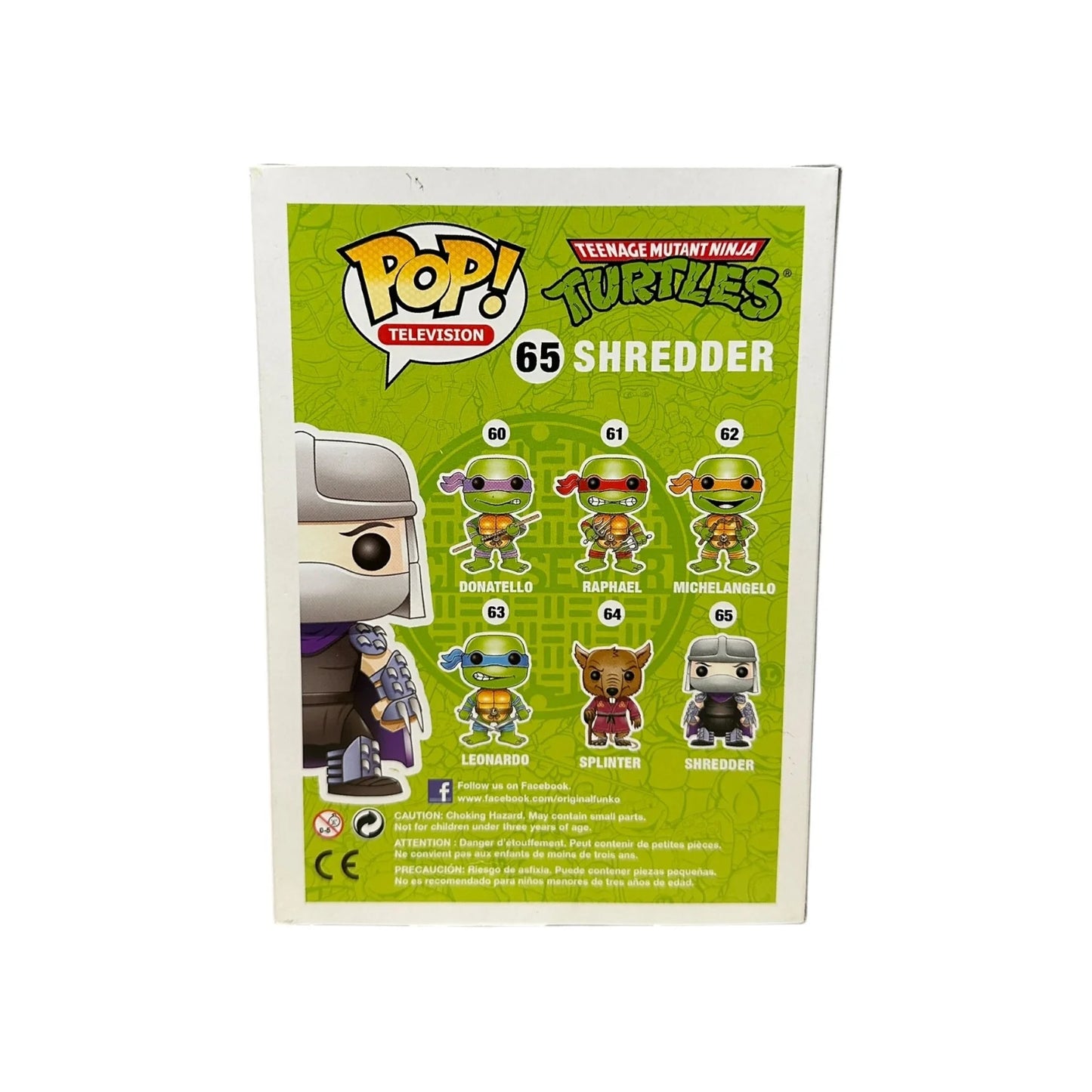 Shredder #65 Funko Pop! - Teenage Mutant Ninja Turtles - Condition 8\\/10