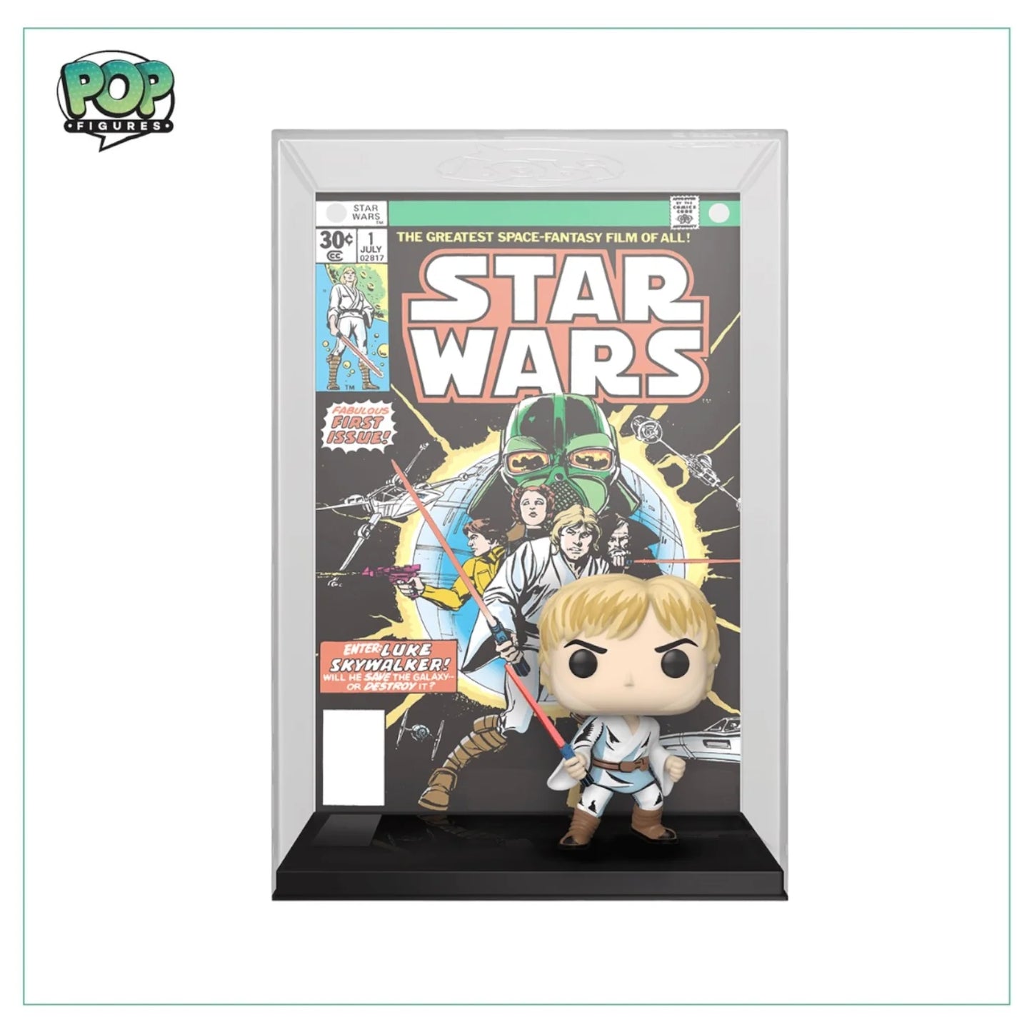Luke Skywalker #01 Funko Comic Cover! Star Wars - Walmart Exclusive