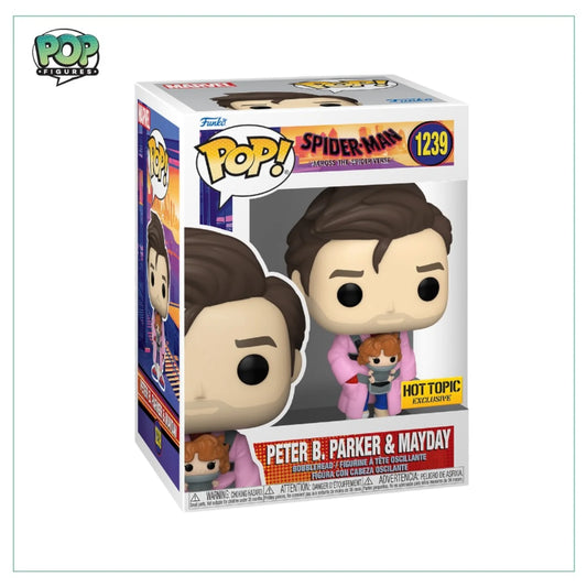 Peter B. Parker \u0026 Mayday #1239 Funko Pop - Spider-Man Across the Spiderverse - Hot Topic