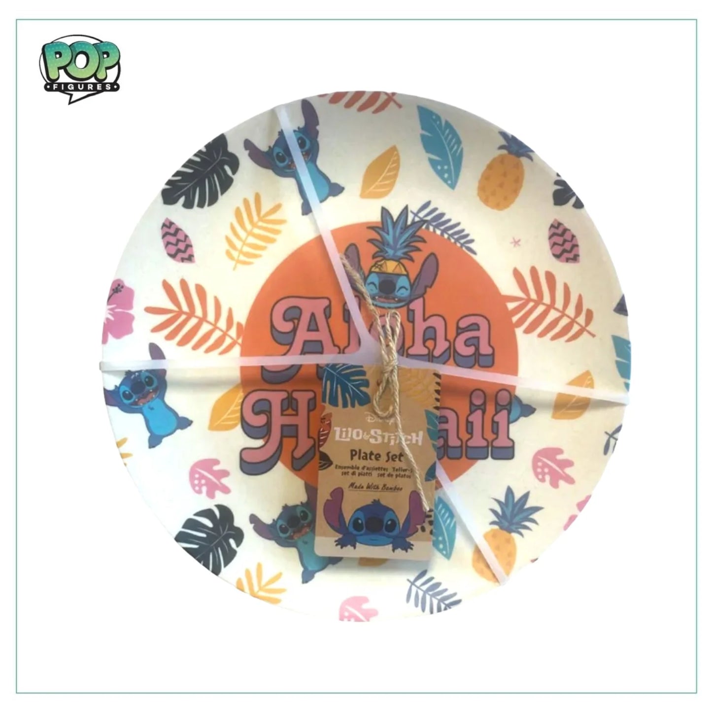 Lilo and Stitch Funko Bamboo Plate Set - Set of 4