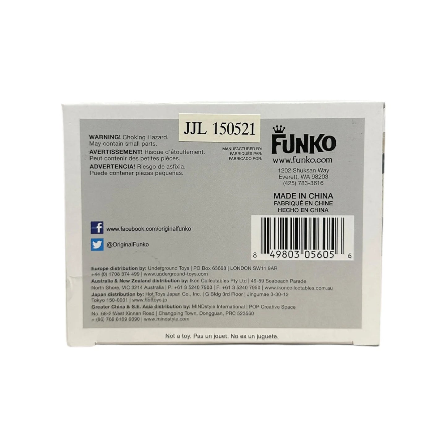 Jason Voorhees #202 Funko Pop! - Friday The 13th - SDCC 2015 Shared Exclusive - Condition 8.5\/10