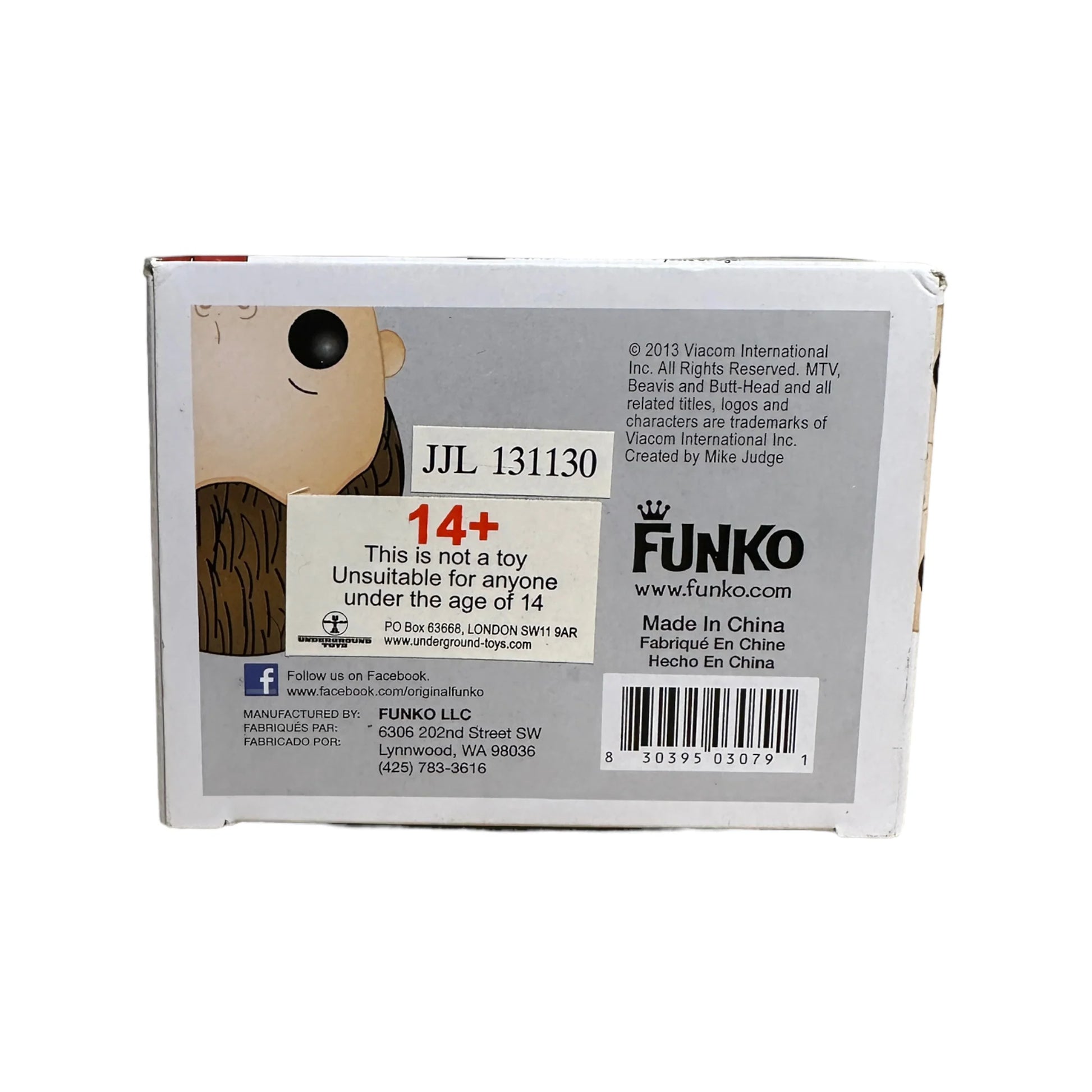 Butt-Head #41 Funko Pop! - Beavis and Butt-Head - 2013 Pop! - Condition 6\\/10