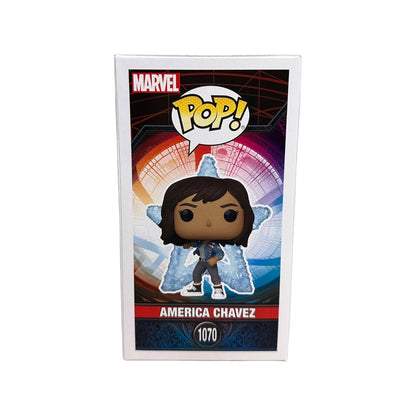 America Chavez #1070 (w\\/ Star Portal) Funko Pop! - Doctor Strange in The Multiverse of Madness - SDCC 2022 Official Convention Exclusive - Condition 9\\/10