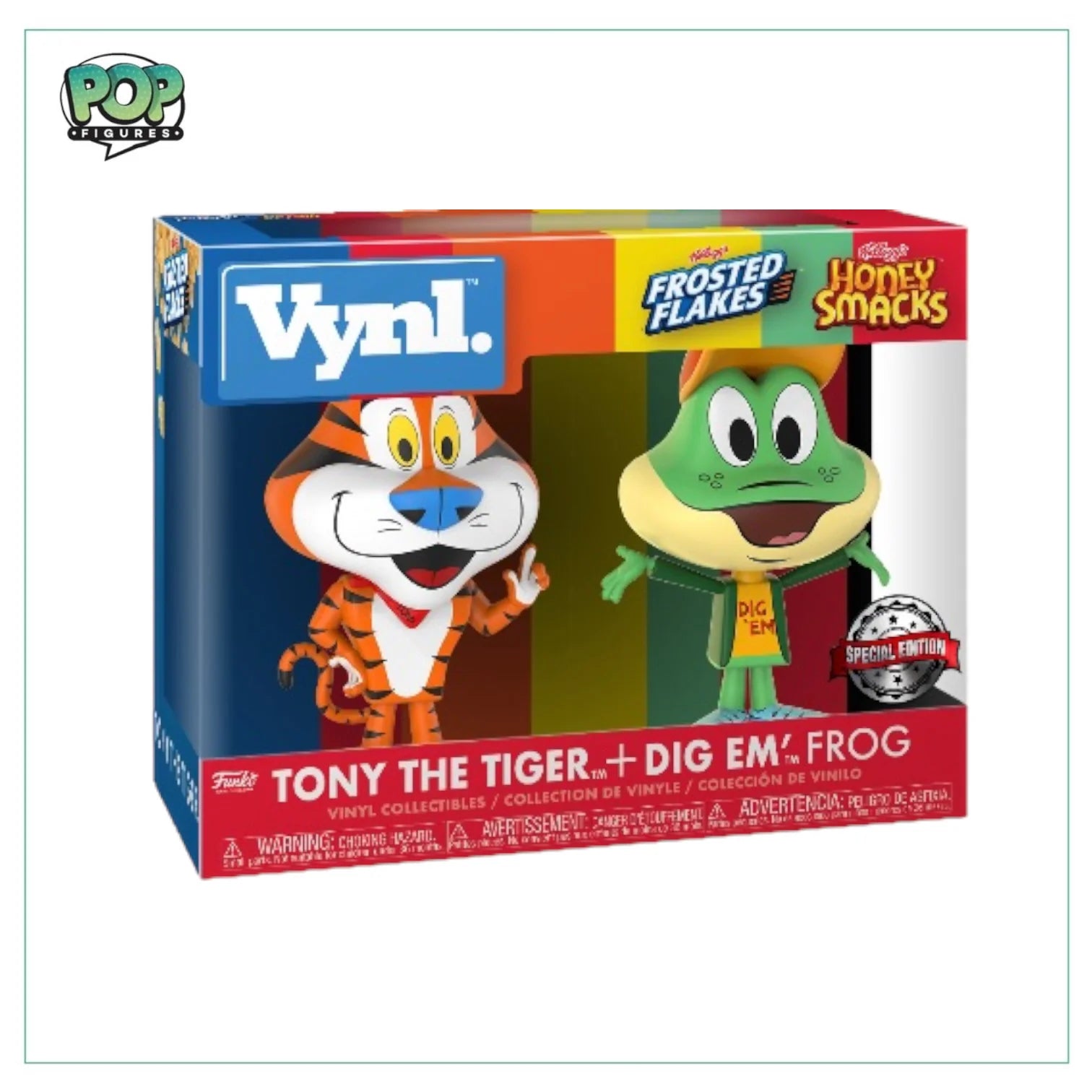 Tony the Tiger \u0026 Dig Em’ Frog 2 Pack Funko Vynl! - Frosted Flakes - Special Edition