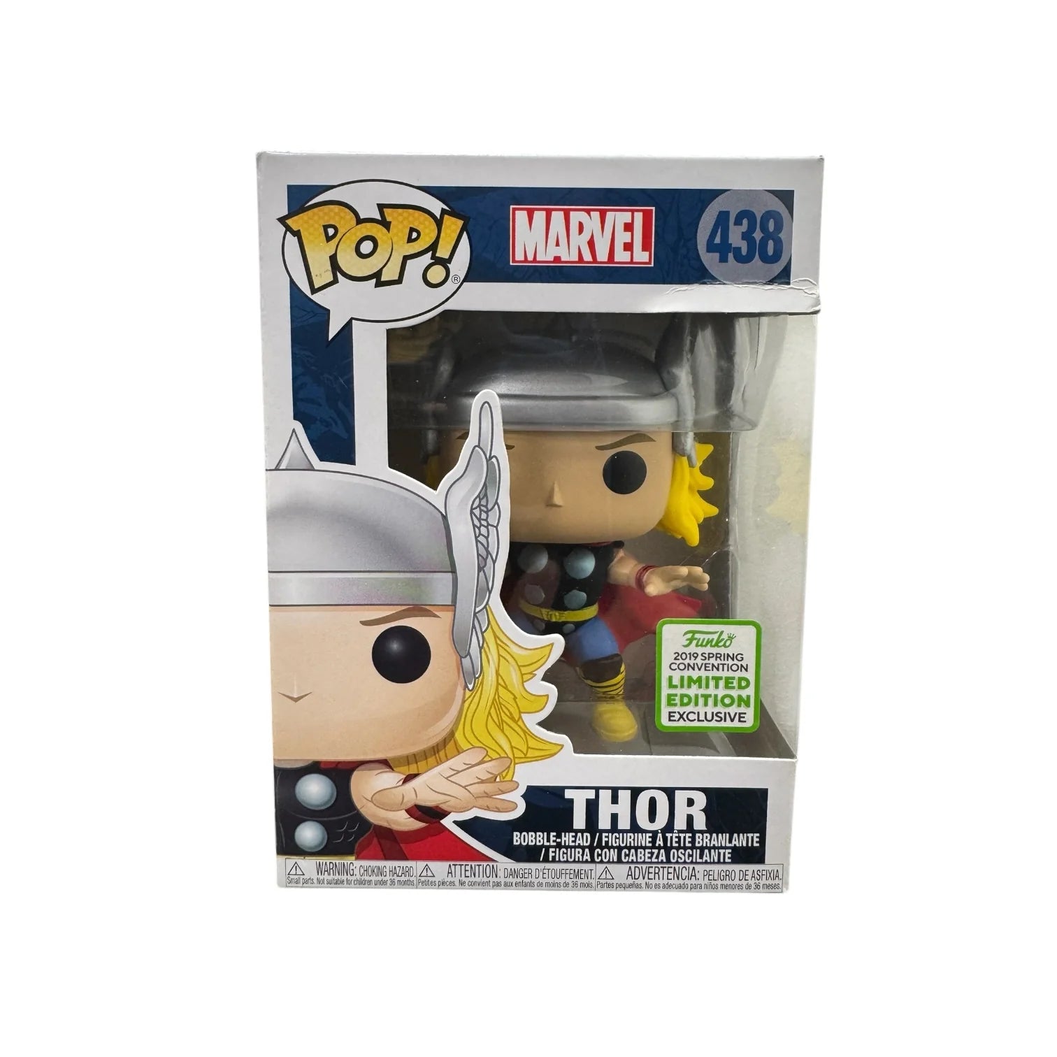 Thor #438 Funko Pop! - Marvel - 2019 ECCC Shared Exclusive - Condition 7\/10