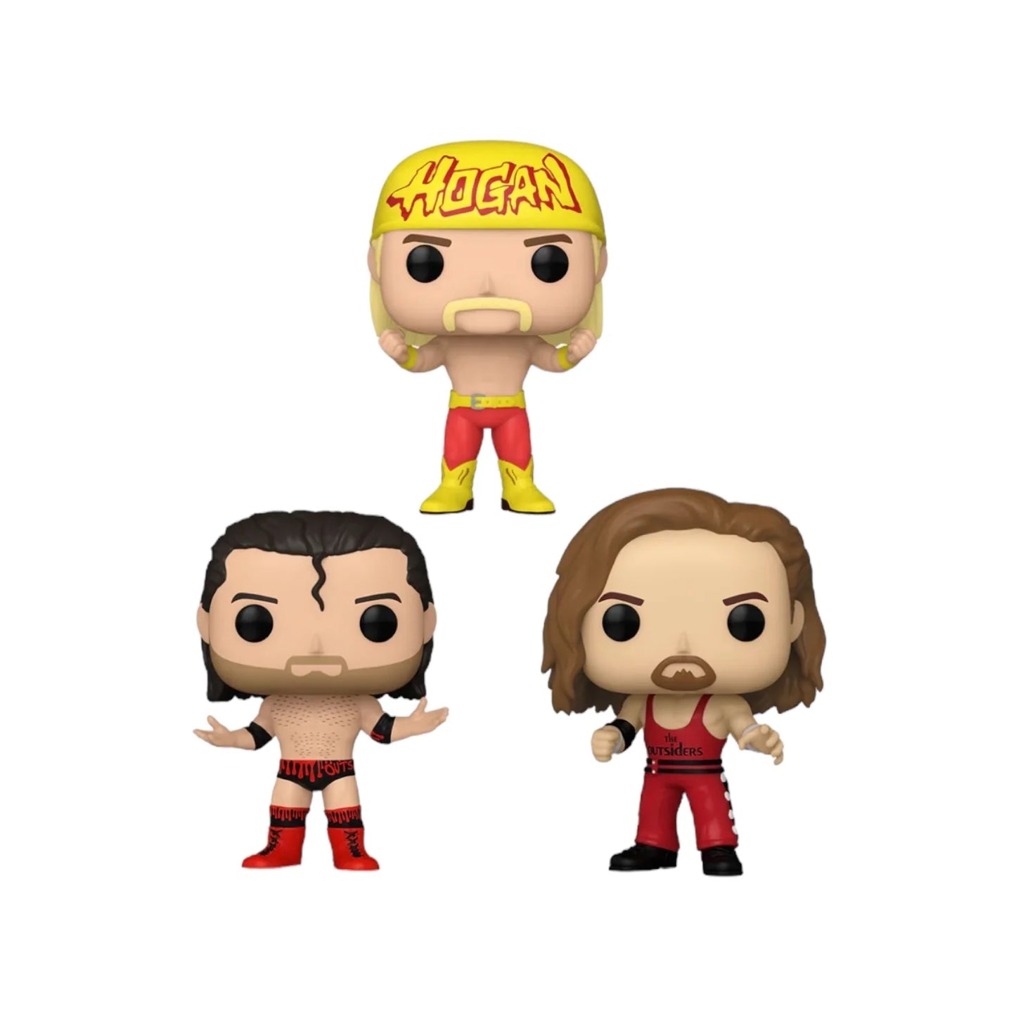 (NWO) Hogan \\u0026 The Outsiders Funko Pop! 3 Pack WWE