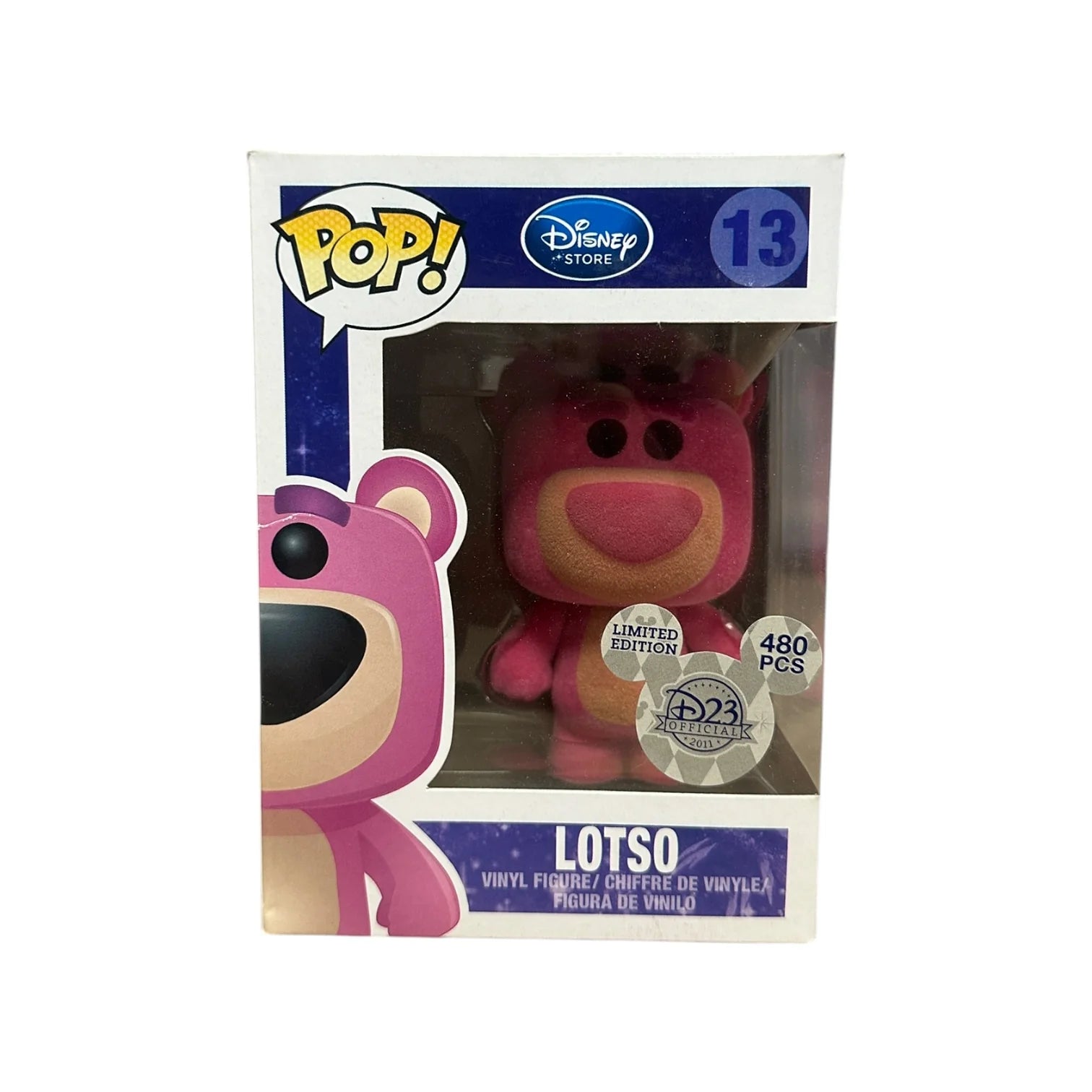 Lotso #13 (Flocked) Funko Pop! - Disney Series 2 - D23 Expo 2011 Exclusive LE480 Pcs - Condition 7.5\\/10