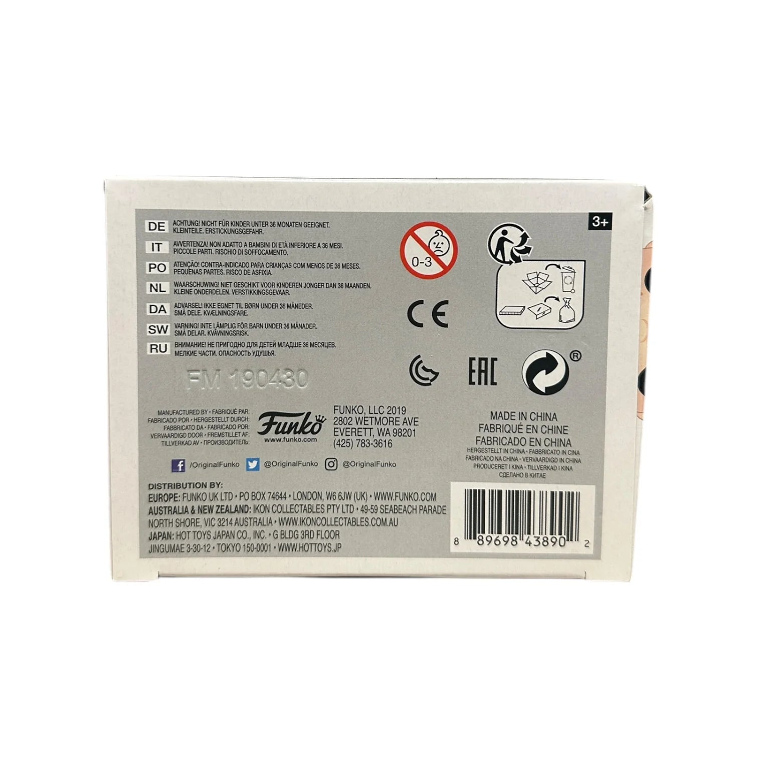 Freddy Funko as Frankenstein (Glows in the Dark) Funko Pop! - Universal Monsters - SDCC 2019 Exclusive LE24 Pcs - Condition 8.75\/10