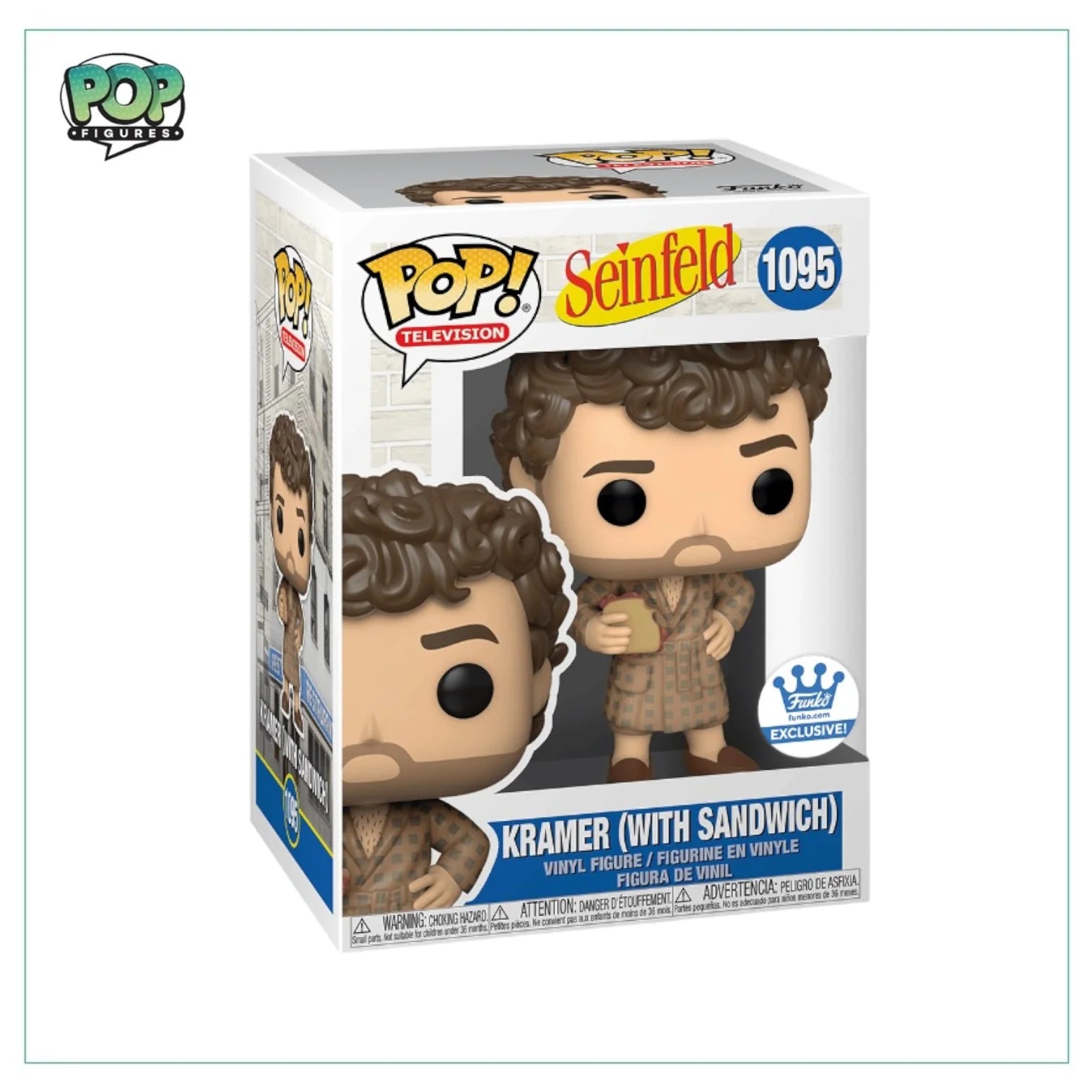Kramer (with Sandwich) #1095 Funko Pop! - Seinfeld - Funko Exclusive
