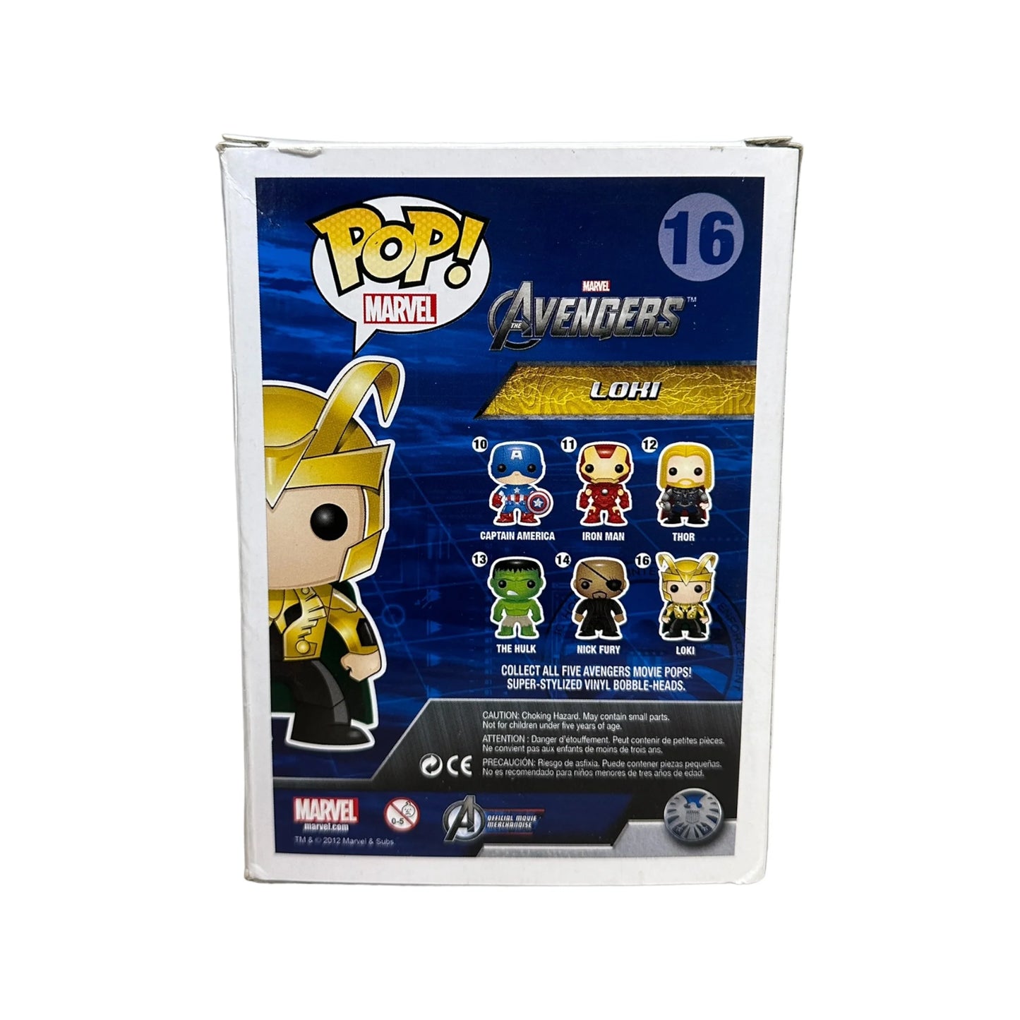 Loki #16 Funko Pop! - The Avengers - SDCC 2012 Exclusive LE480 Pcs - Condition 5.5\\/10