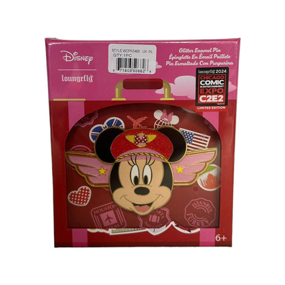 Minnie Mouse Glitter Loungefly Enamel Pin! - Disney - C2E2 2024 Exclusive LE650 Pcs