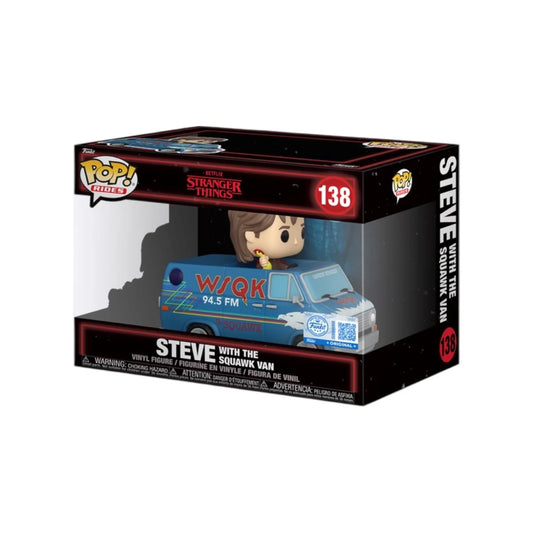 Steve with The Squawk Van #138 Funko Pop Rides - Stranger Things: Season 5