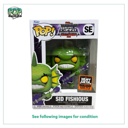 Sid Fishious Funko Pop! - Heavy Metal Halloween 2023 Exclusive LE6000 Pcs - Condition 8.5\/10