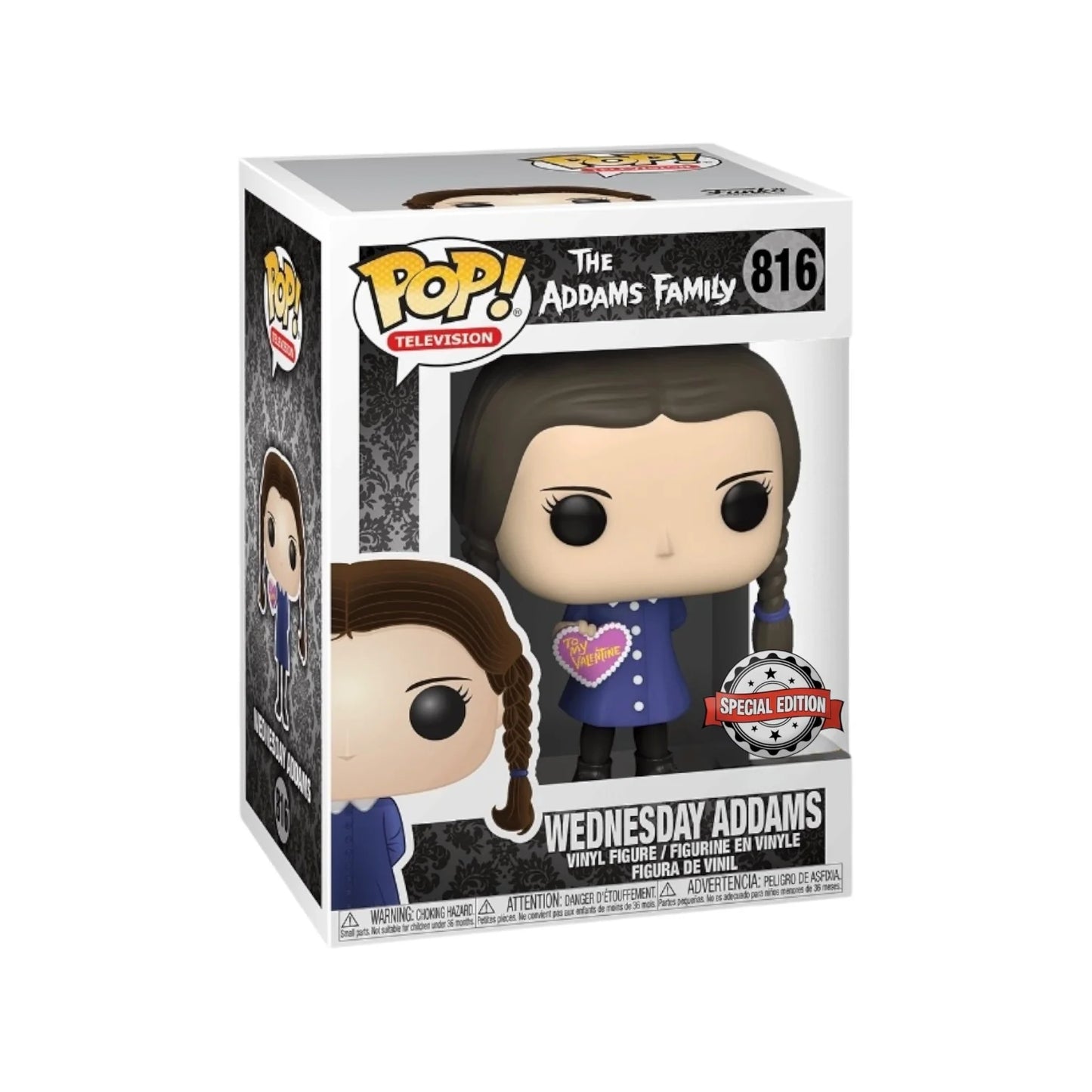 Wednesday Addams #816 (Valentine) Funko Pop! - The Addams Family - Special Edition