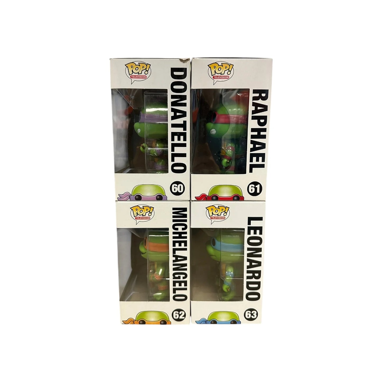 Teenage Mutant Ninja Turtles #60, #61, #62, #63 Funko Pop! Bundle - Condition Varied
