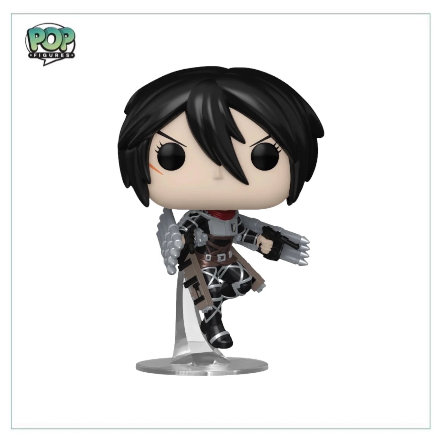Mikasa Ackermann #1446 (Metallic) Funko Pop! - Attack on Titan - BBTS Exclusive