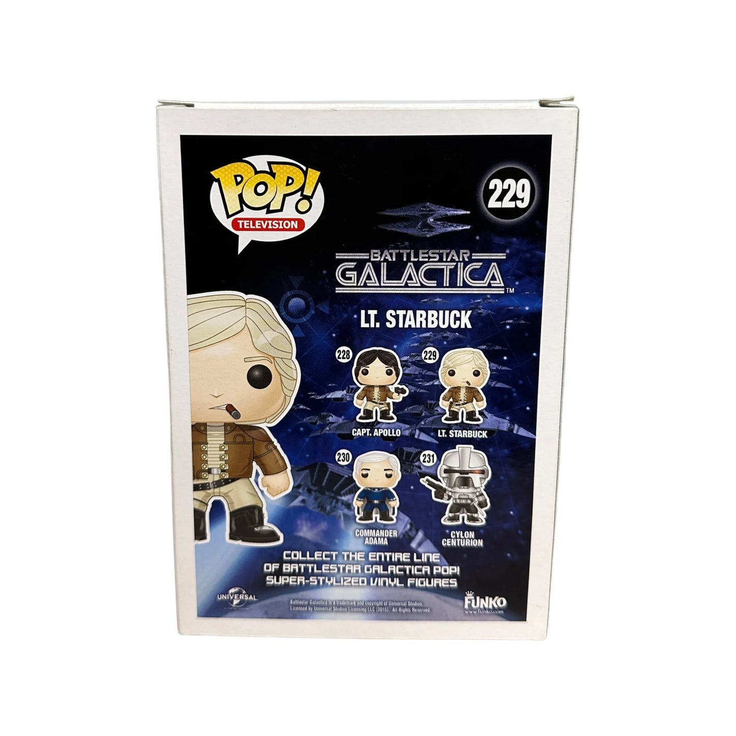 Lt. Starbuck #229 Funko Pop! - Battlestar Galactica - 2015 Pop! - Condition 7.5\\/10