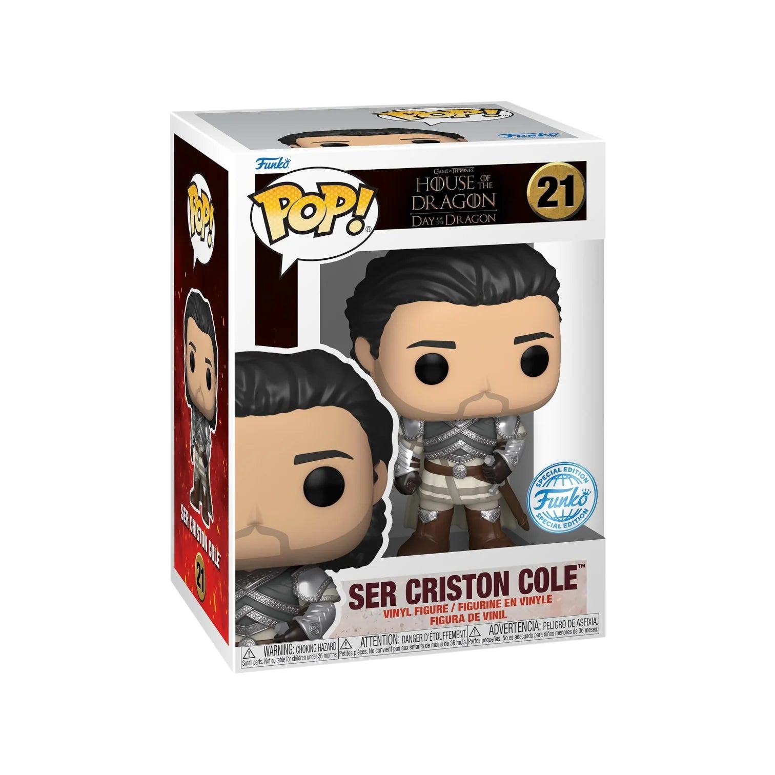 Ser Criston Cole #21 Funko Pop! - House of The Dragon - Special Edition