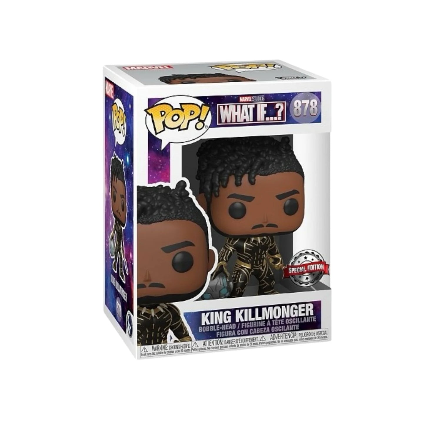 King Killmonger #878 Funko Pop! - Marvel Studios What If...? - Special Edition