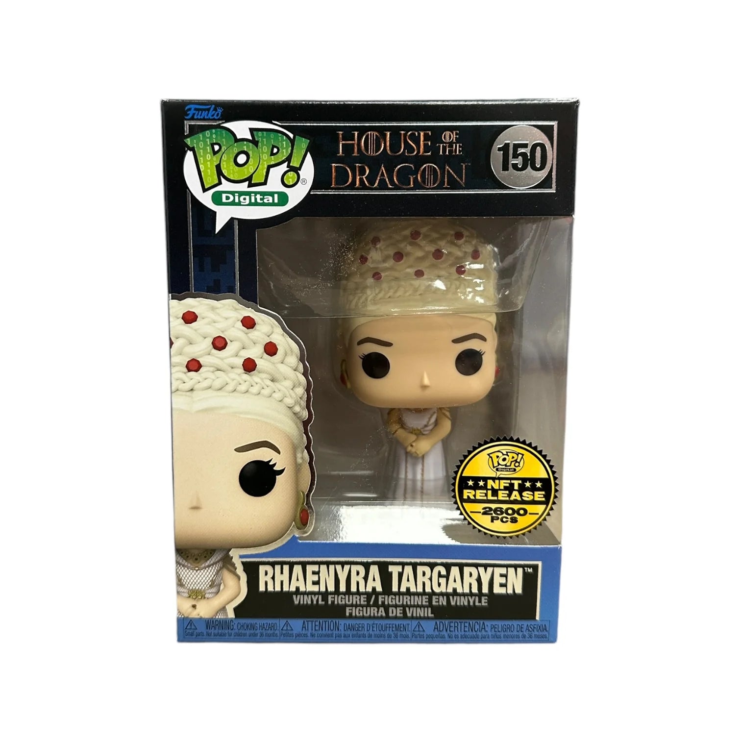 Rhaenyra Targaryen #150 Funko Pop! - House of The Dragon - NFT Release Exclusive LE2600 Pcs - Condition 8.75\\/10
