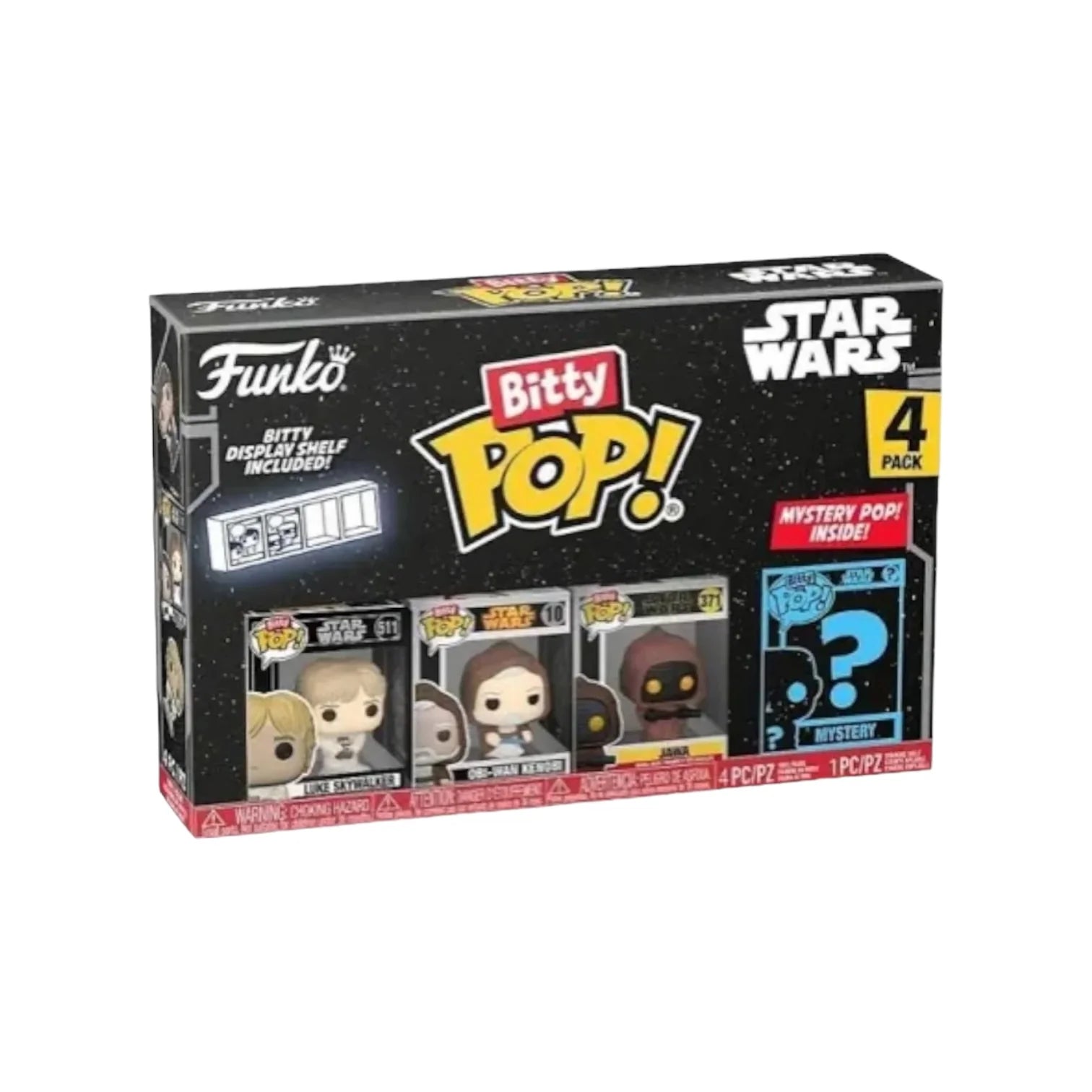 Luke Skywalker 4 Pack Bitty Funko POP! - Star Wars - Chance Of Chase