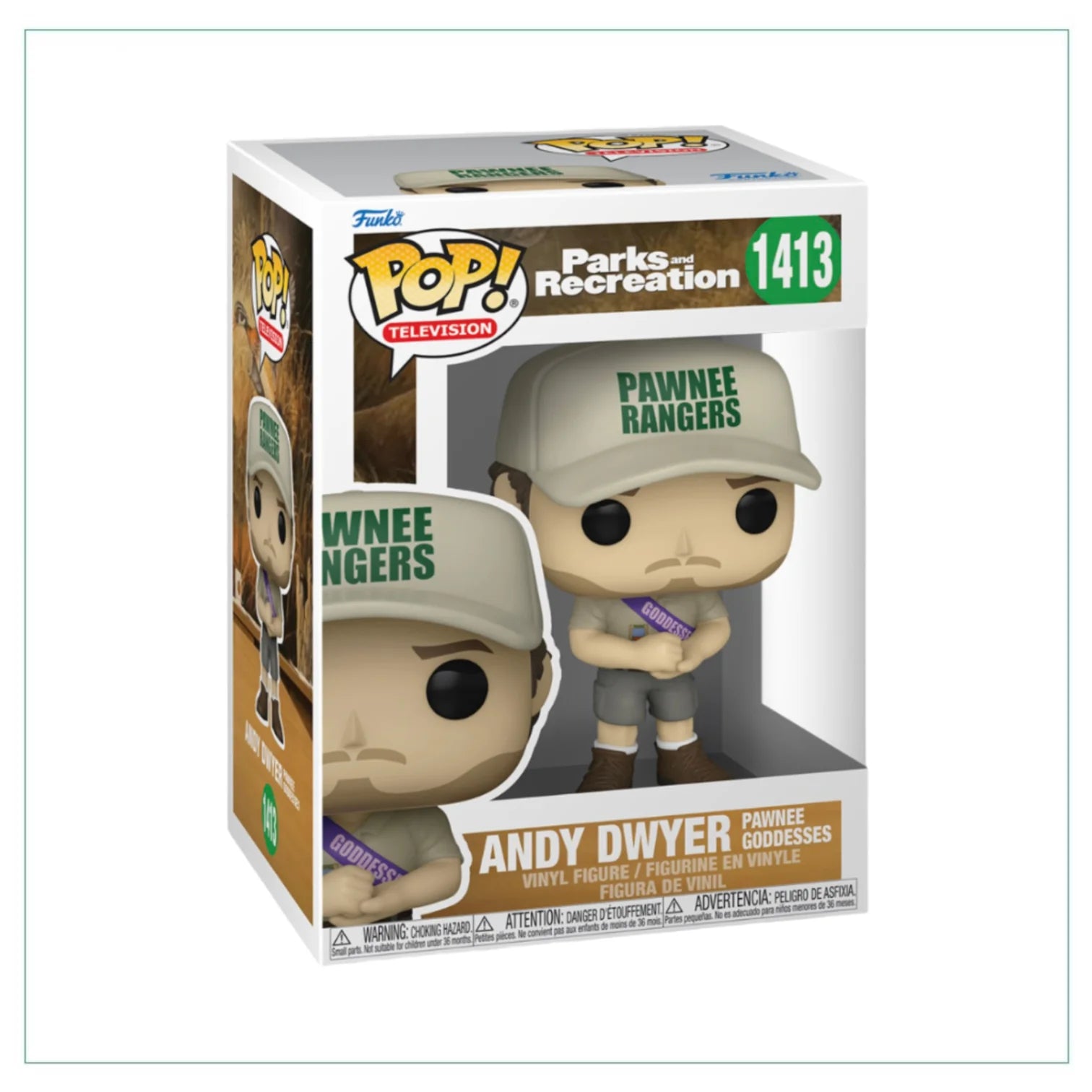 Andy Dwyer (Pawnee Goodesses) #1413 Funko Pop!  - Parks \\u0026 Recreation