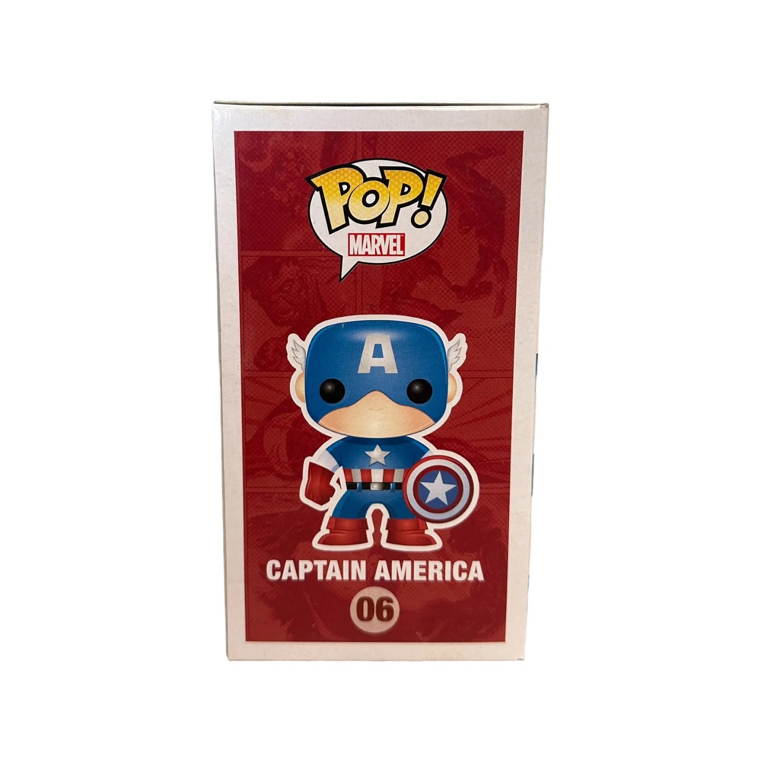Captain America #06 (Metallic) Funko Pop! - Marvel Universe - SDCC 2011 Exclusive LE480 Pcs - Condition 8.5\\/10
