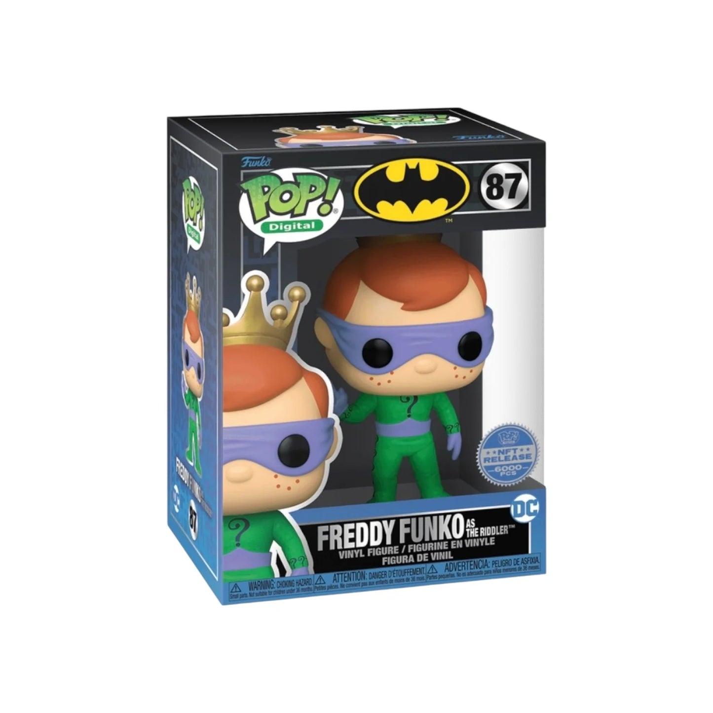 Freddy Funko as The Riddler #87 Funko Pop! - Batman - NFT Release Exclusive LE6000 Pcs