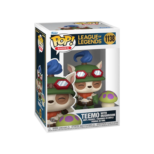 Teemo with Mushroom #1137 Funko Pop - League of Legends - PREORDER