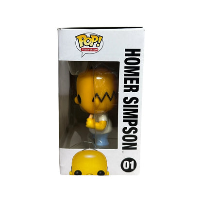 The Simpsons Original Funko Pop Set! - Homer #01, Marge #02, Bart #03, Krusty The Clown #04 - 2011 Pop! - Condition 8-8.5\\/10