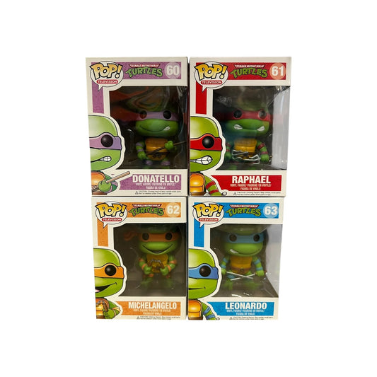 Teenage Mutant Ninja Turtles #60, #61, #62, #63 Funko Pop! Bundle - Condition Varied