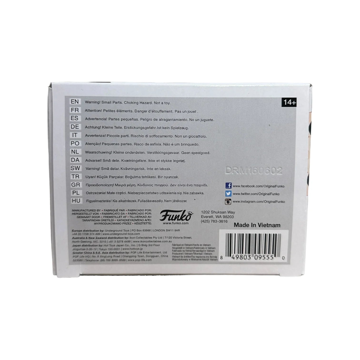 Freddy Funko as Fourth Doctor #45 Funko Pop! - SDCC 2016 Exclusive LE333 Pcs - Condition 9\\/10