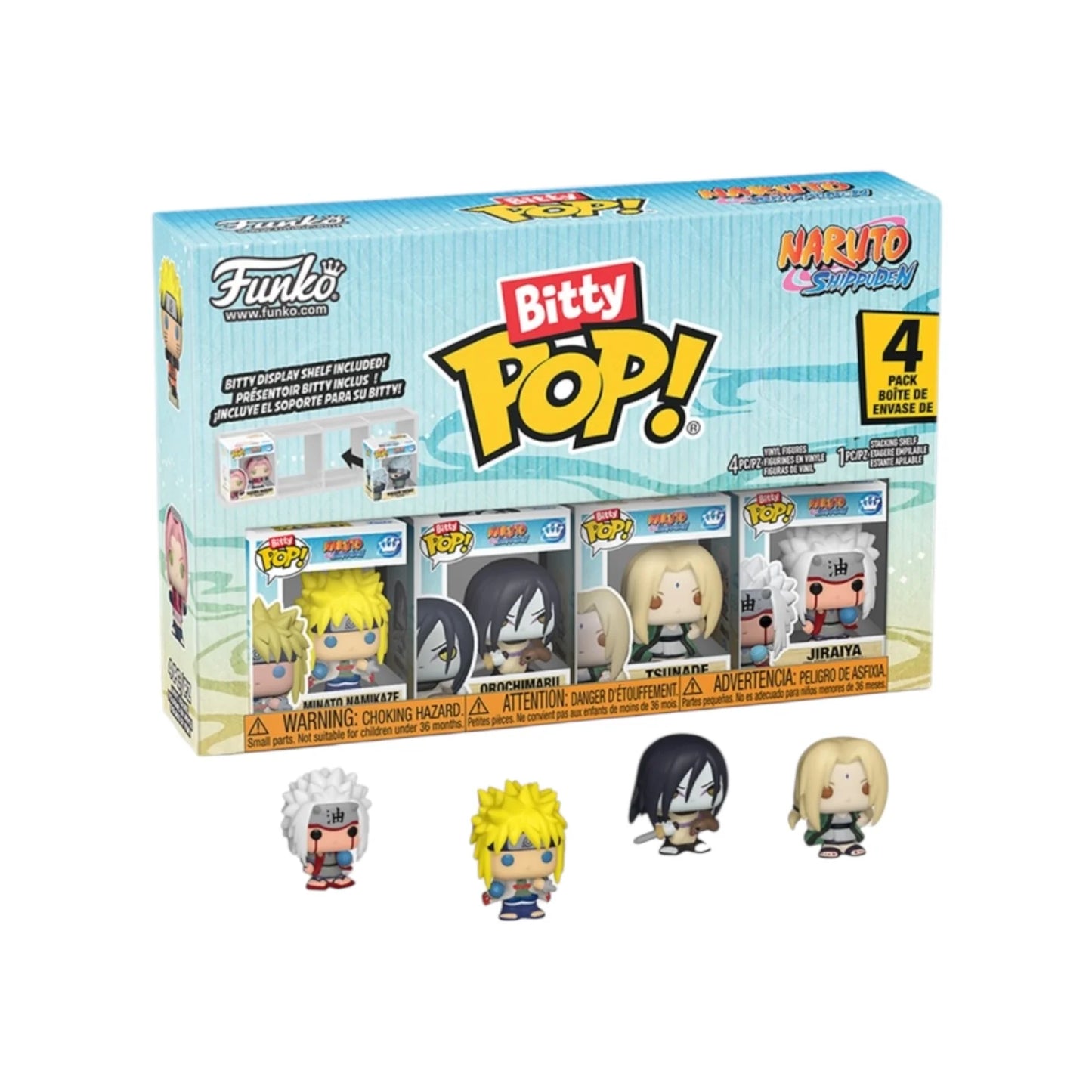 Team 2 Funko 4 Pack Bitty Pop - Naruto: Shippuden - Chance of Chase - PREORDER