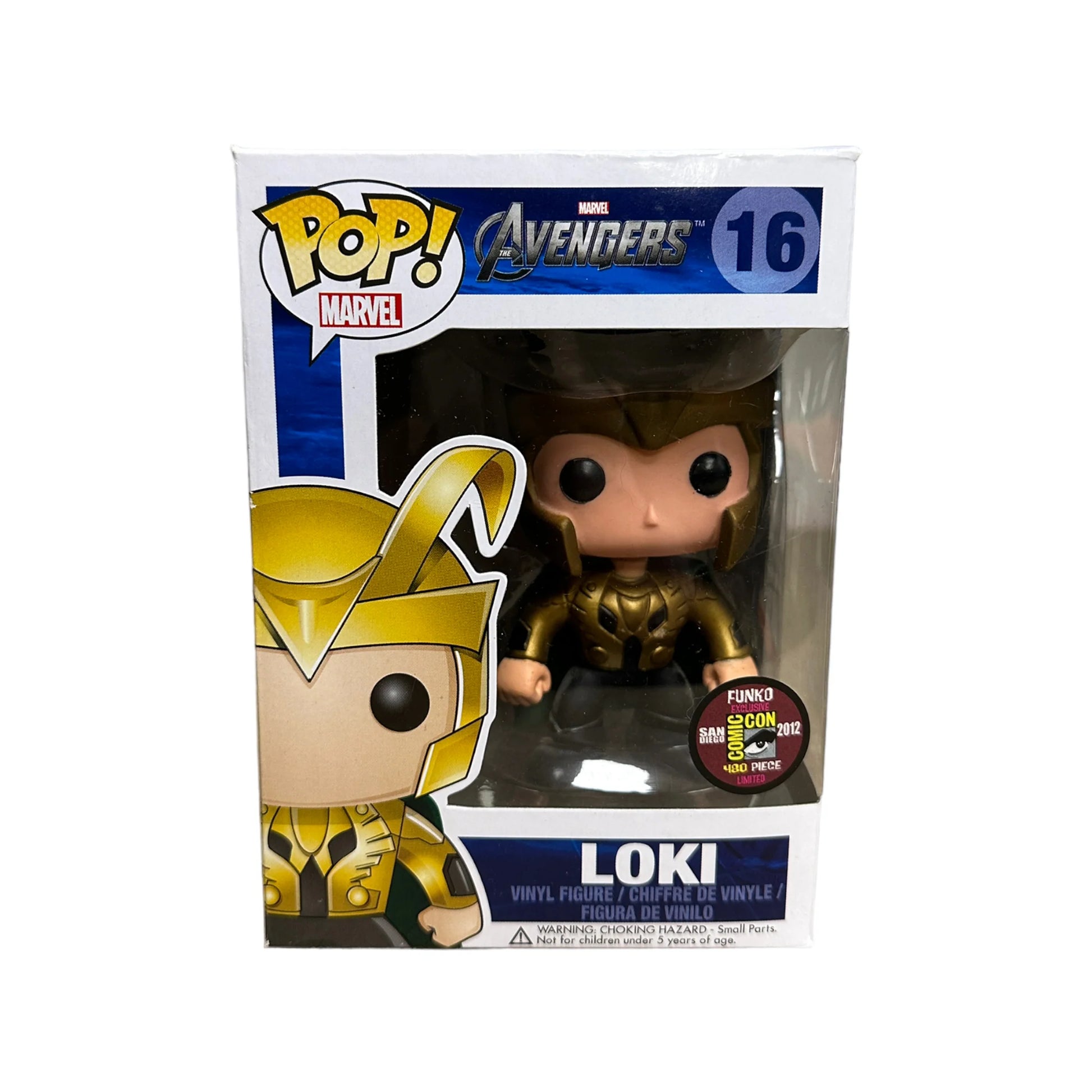 Loki #16 Funko Pop! - The Avengers - SDCC 2012 Exclusive LE480 Pcs - Condition 8.75\\/10