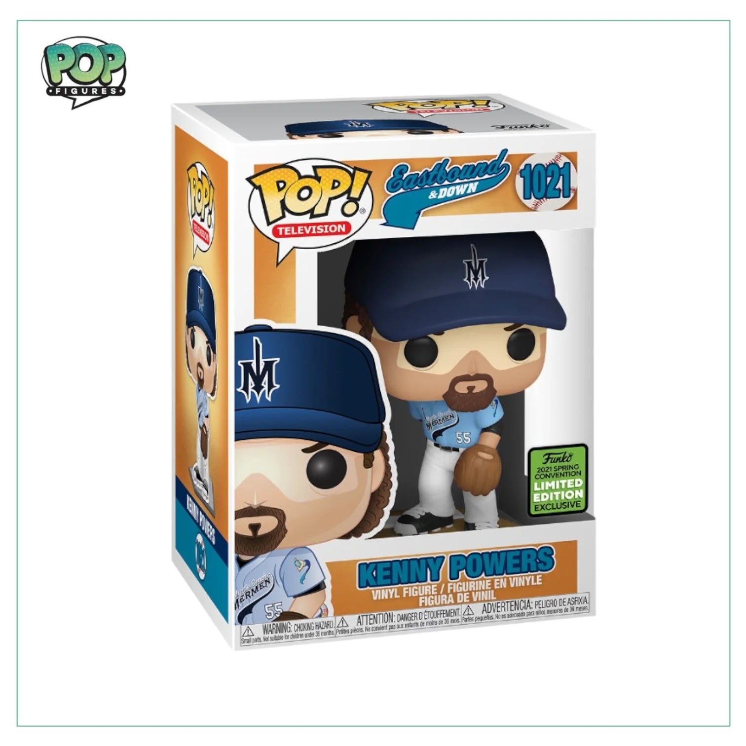 Kenny Powers #1021 Funko Pop! - Eastbound \\u0026 Down - ECCC 2021 Shared Exclusive