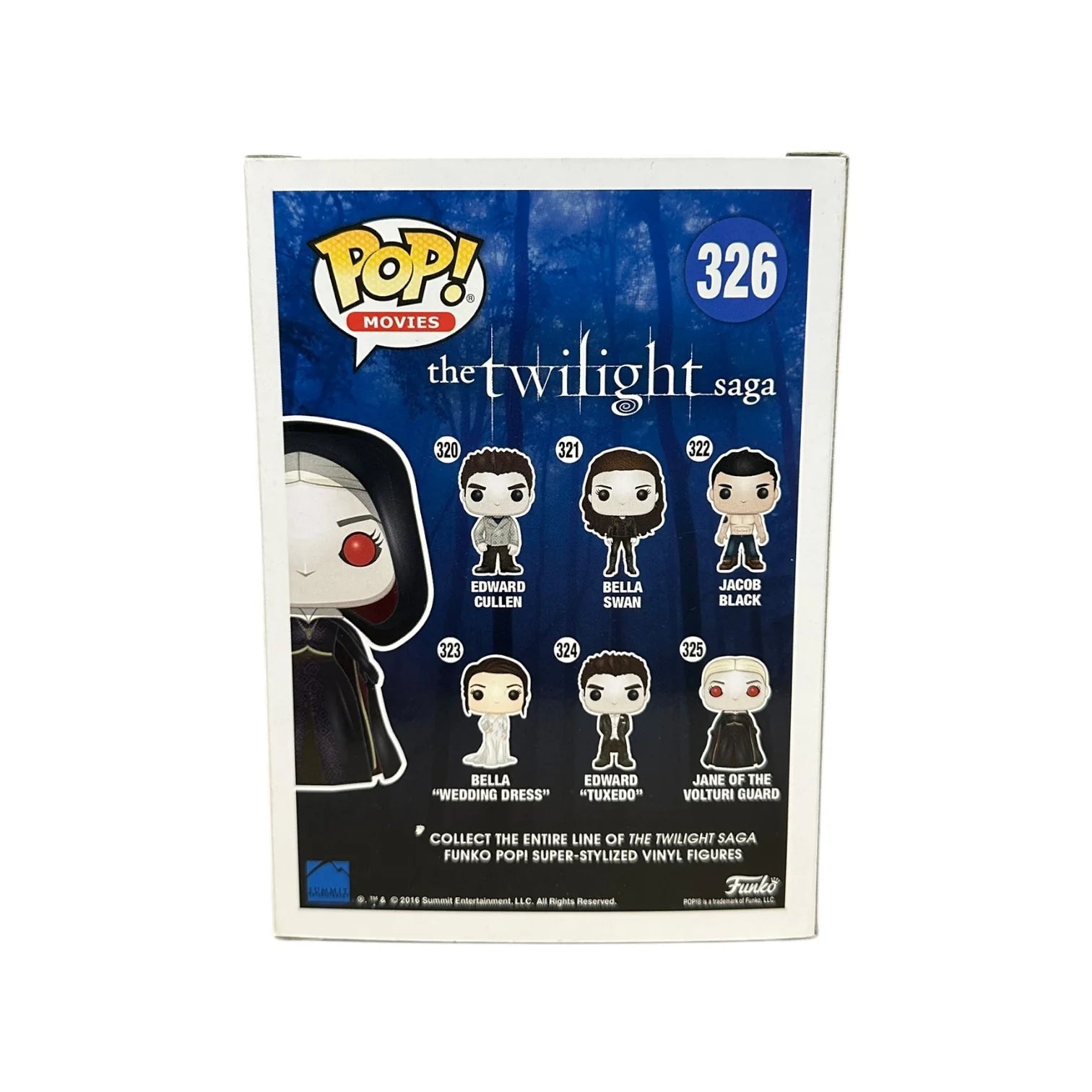 Jane of The Volturi Guard #326 (Hooded) Funko Pop! - The Twilight Saga - NYCC 2016 Exclusive - Condition 8.75\/10
