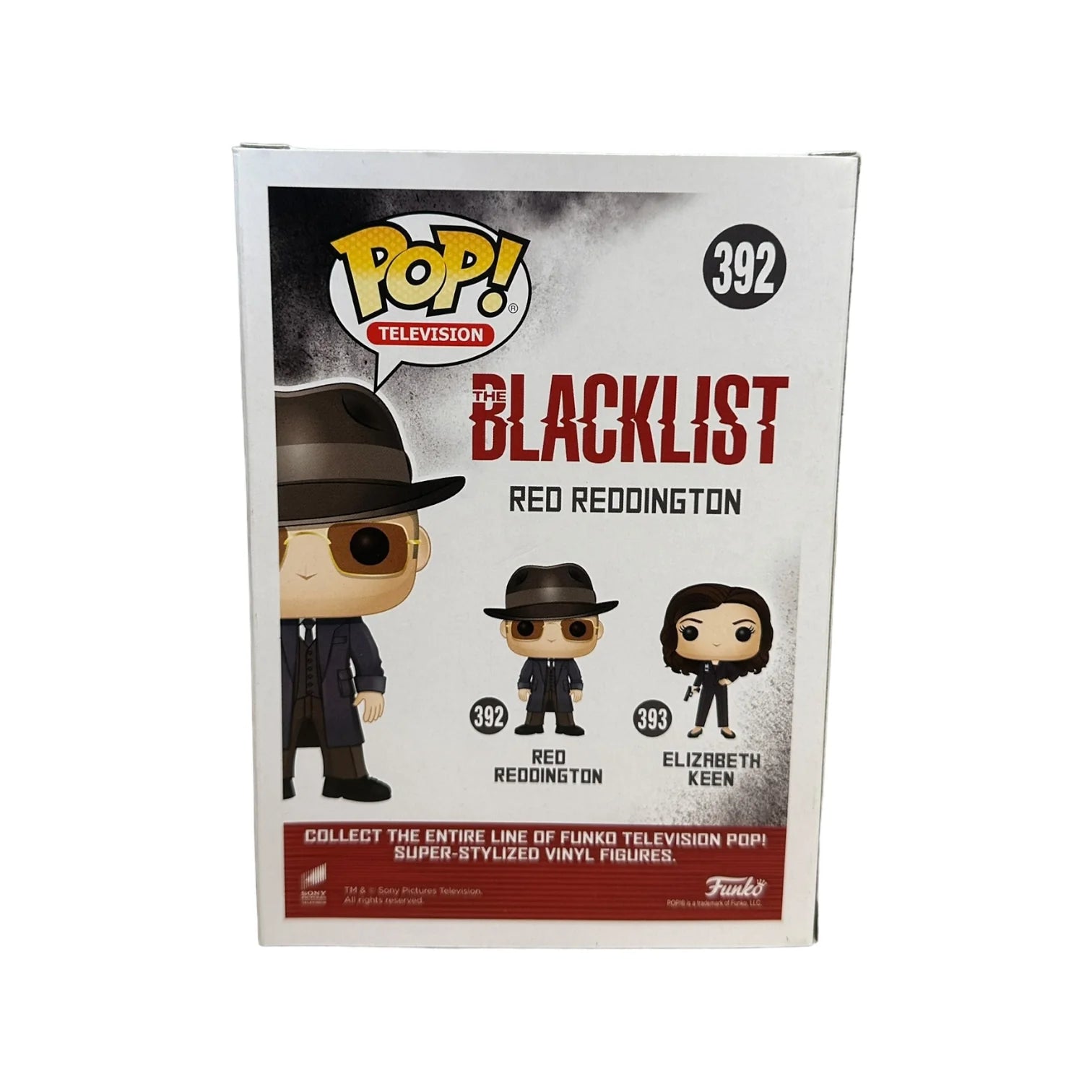 Red Reddington #392 Funko Pop! - The Blacklist - 2016 Pop! - Condition 7.5\\/10