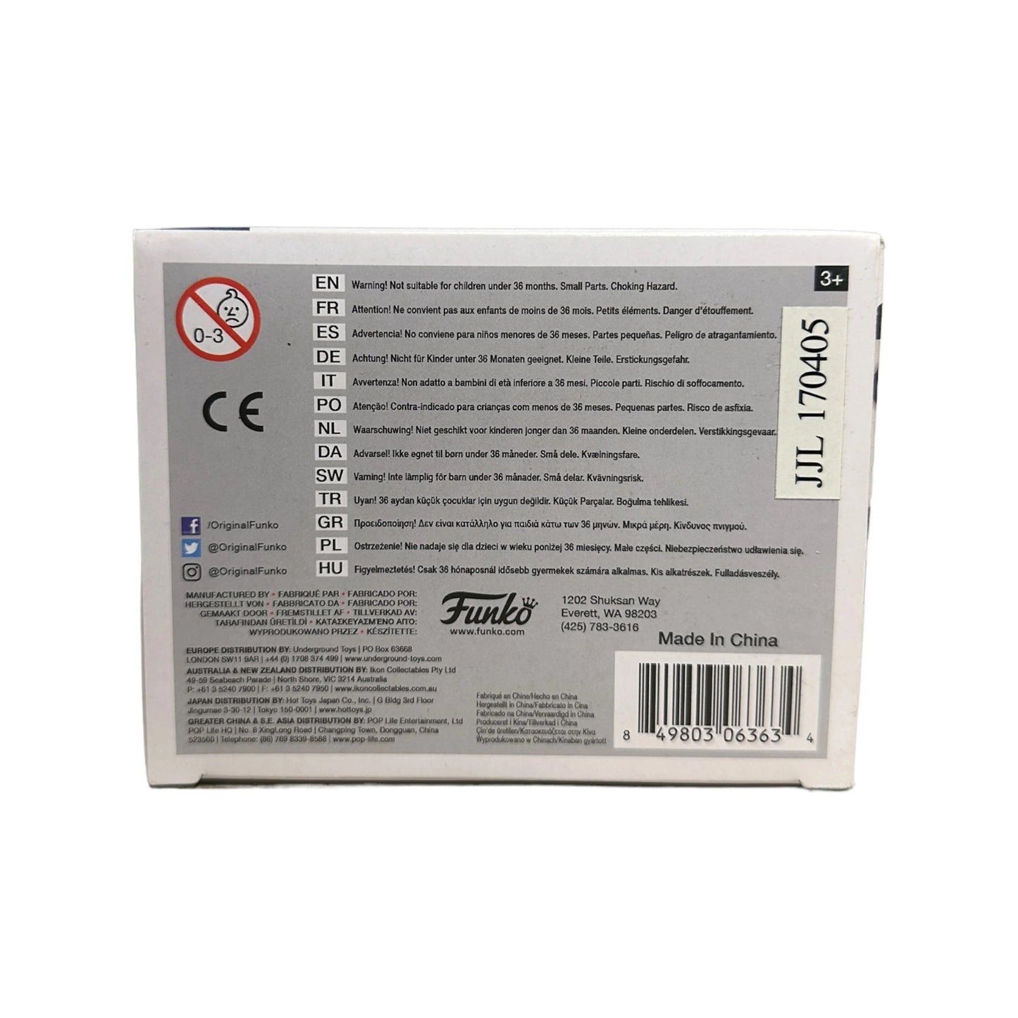 L #218 Funko Pop! - Death Note - 2017 Pop! - Condition 8.5\\/10