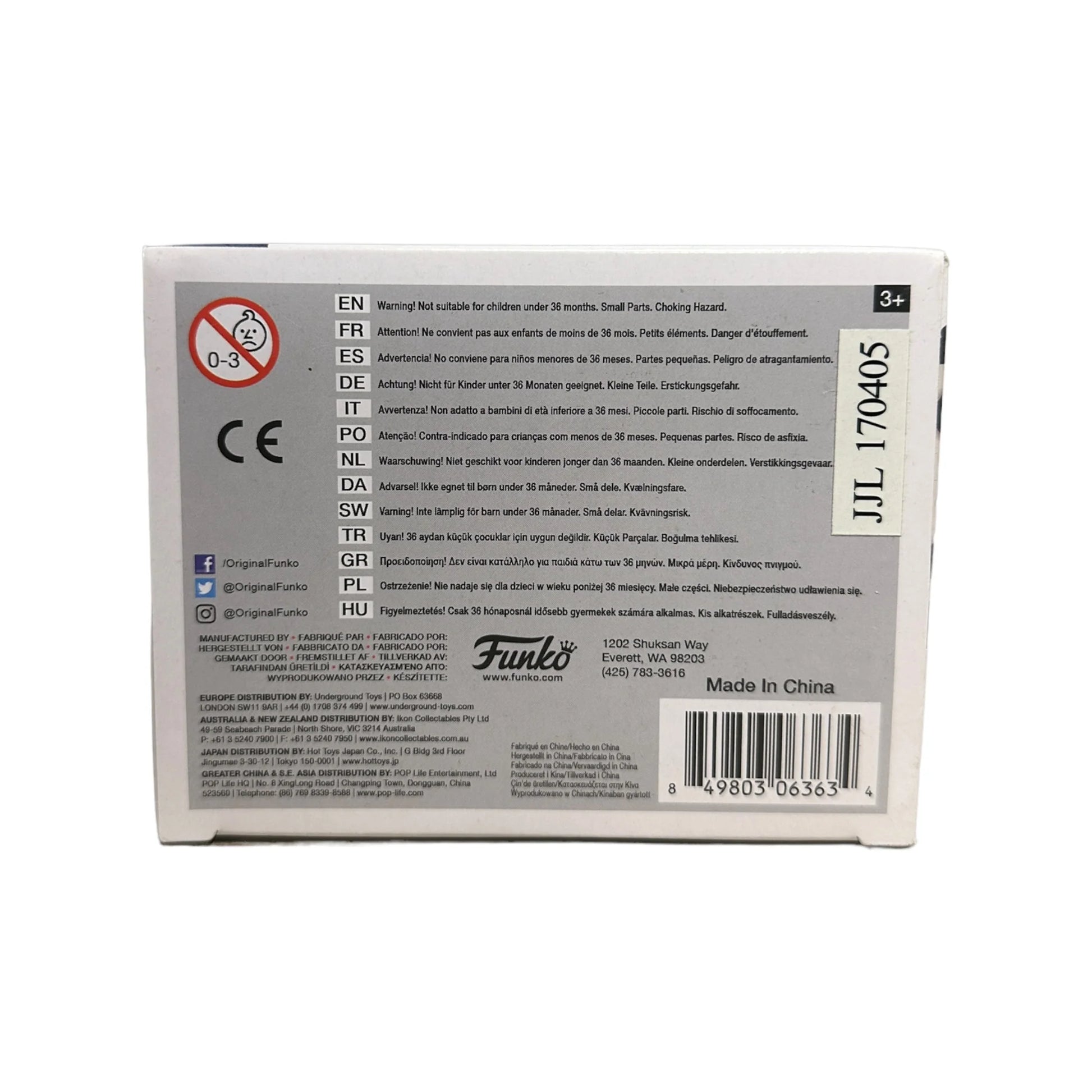 L #218 Funko Pop! - Death Note - 2017 Pop! - Condition 8.5\\/10